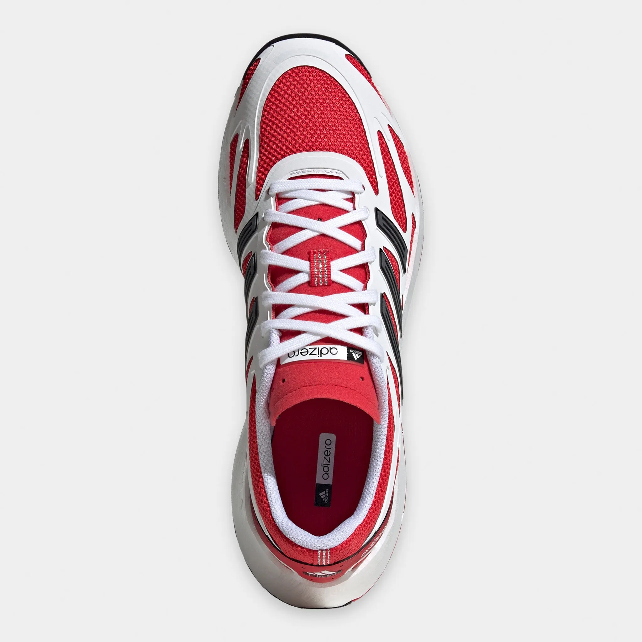Vibration Dampening Tech adidas Adizero Aruku Footwear White / Pure Ruby - Core Black