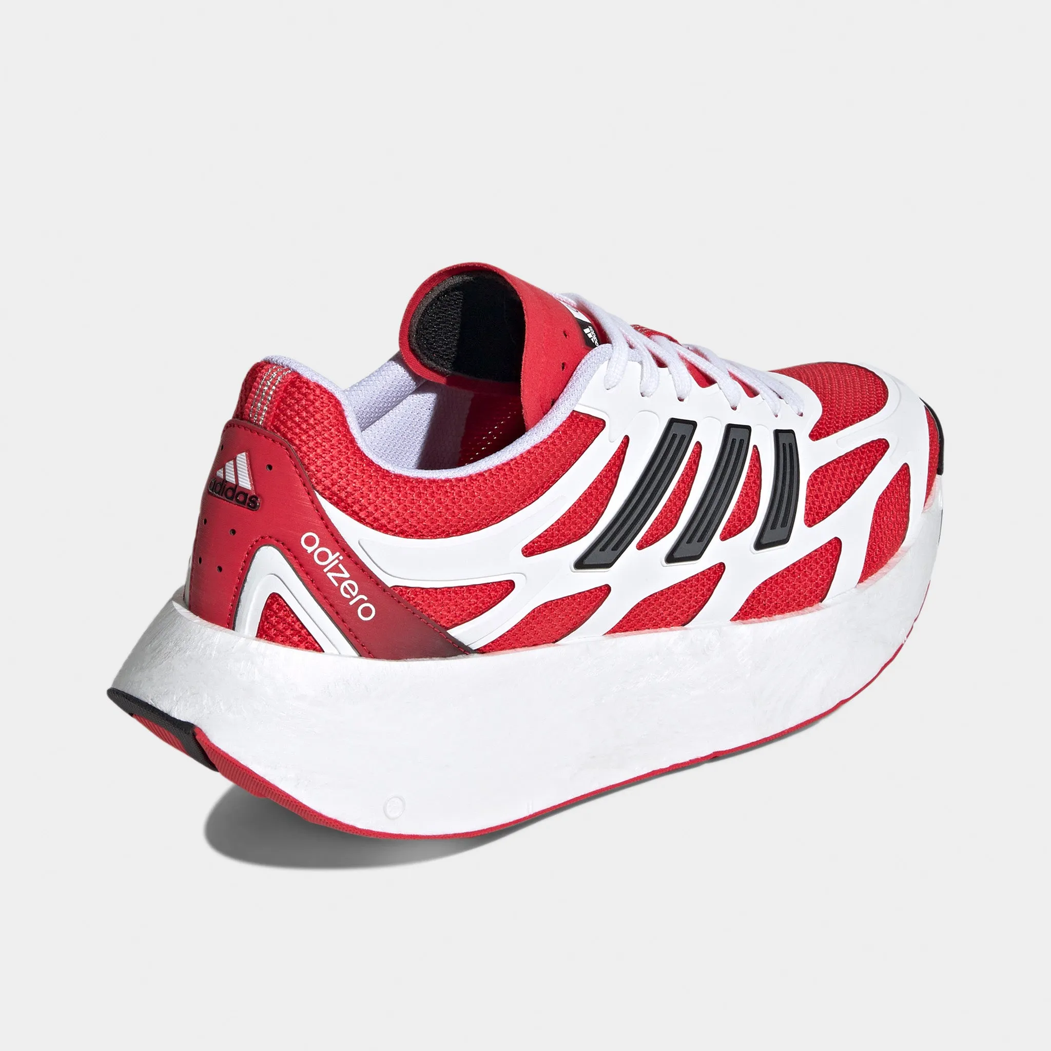 adidas Adizero Aruku Footwear White / Pure Ruby - Core Black Comfort Soles