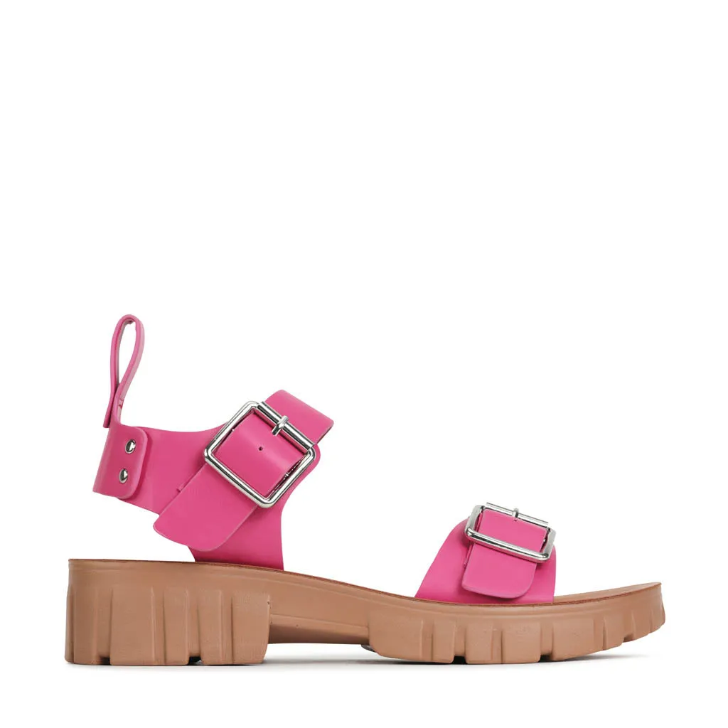 GABRI ANKLE STRAP SANDALS Moon Walk Bridge Glow
