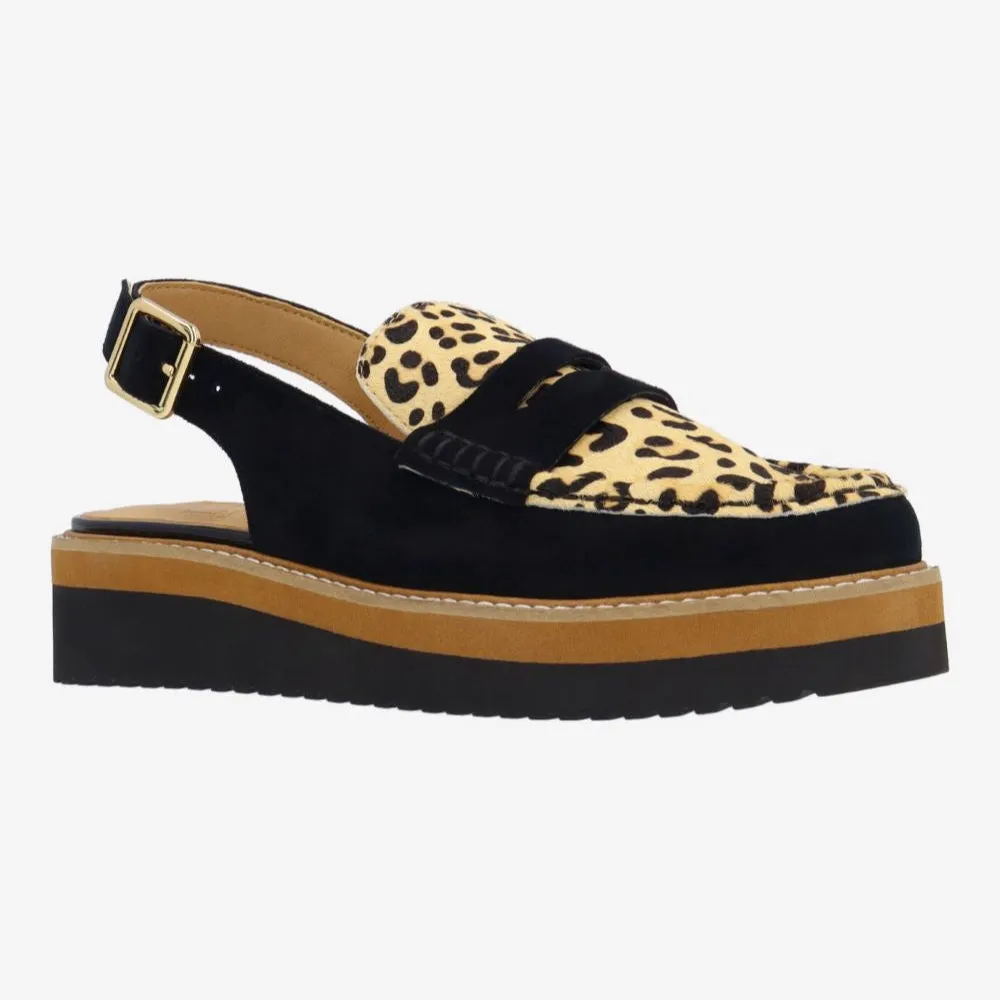 Road grip Flexible Sole L'AMOUR DES PIEDS ZUREE - LEOPARD MULTI