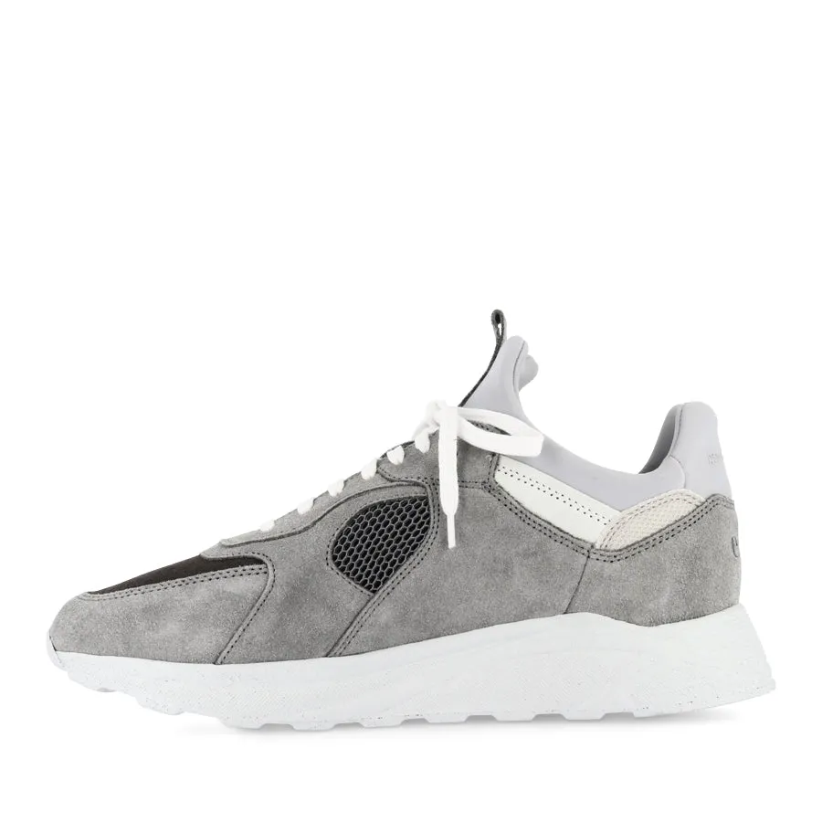 Gel Infused Cushioning Cushioned Memory Foam LARCH SNEAKER (M) - QUARRY SUEDE MULTI