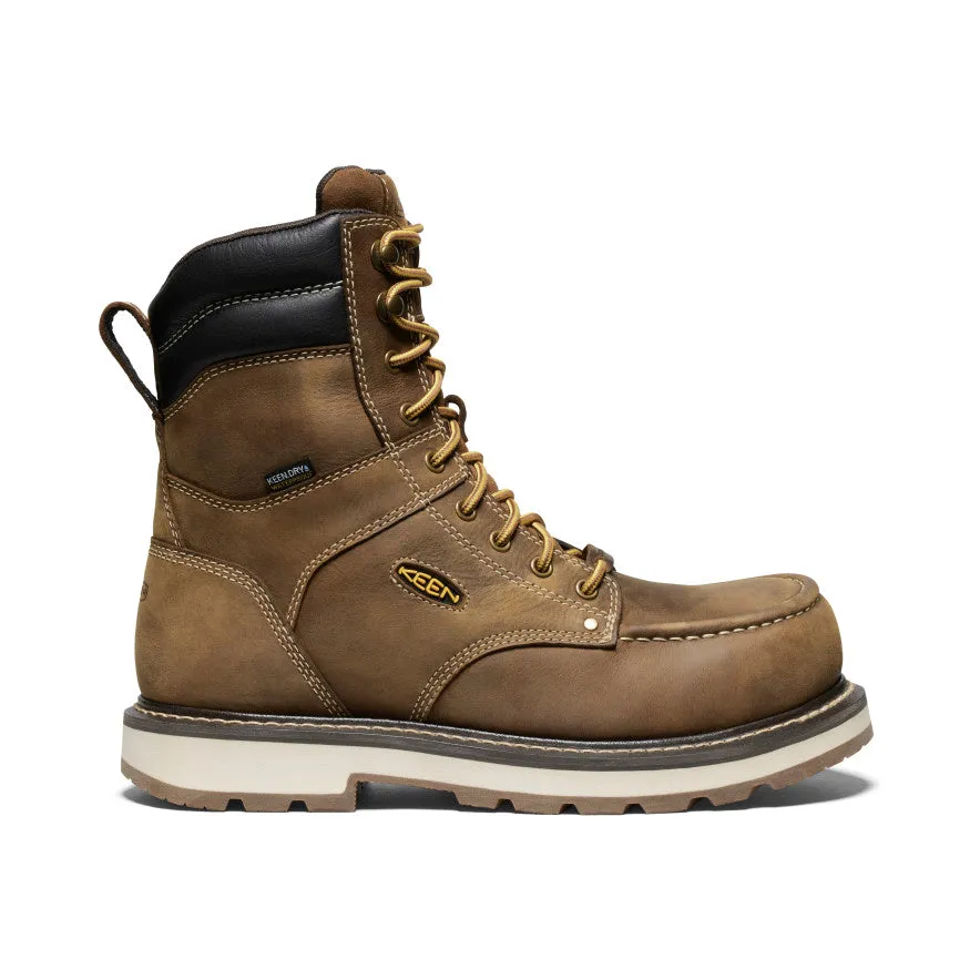 Beach Wear Men's Cincinnati 8" Waterproof 90?? Heel Boot (Carbon Toe)  |  Belgian/Sandshell