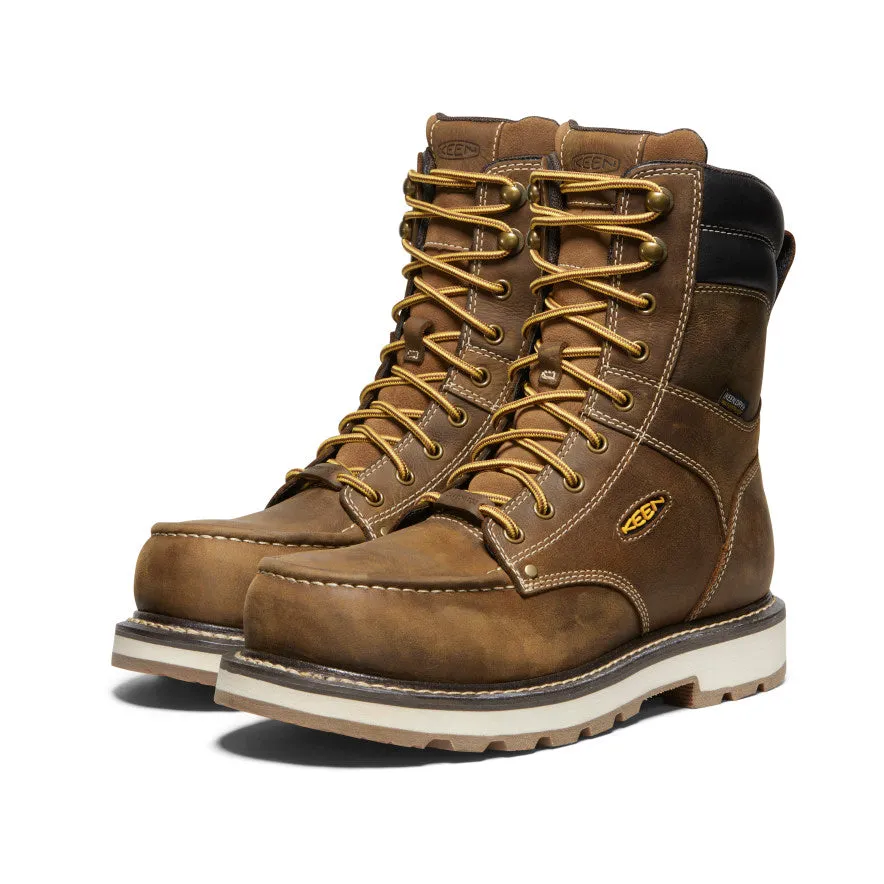 Men's Cincinnati 8" Waterproof 90?? Heel Boot (Carbon Toe)  |  Belgian/Sandshell Ultra-soft cushioning