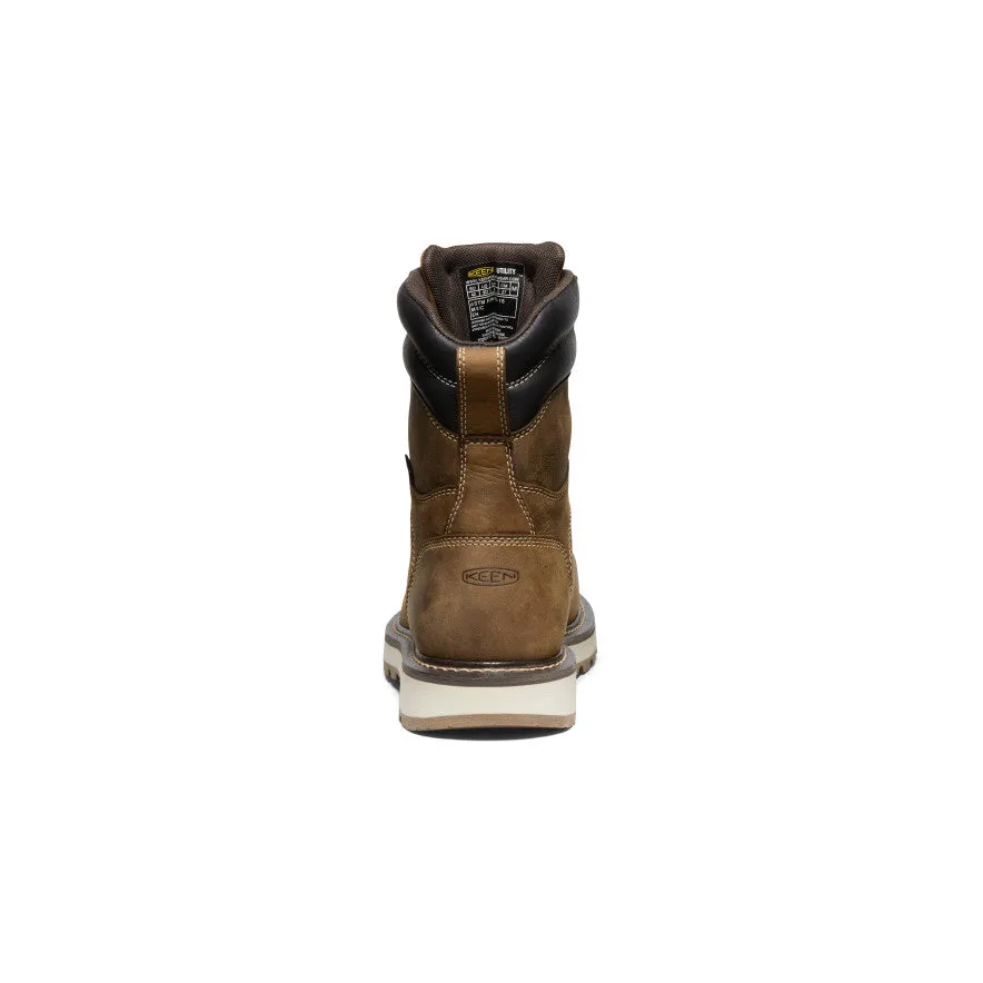 Men's Cincinnati 8" Waterproof 90?? Heel Boot (Carbon Toe)  |  Belgian/Sandshell Flexible Quick Grip