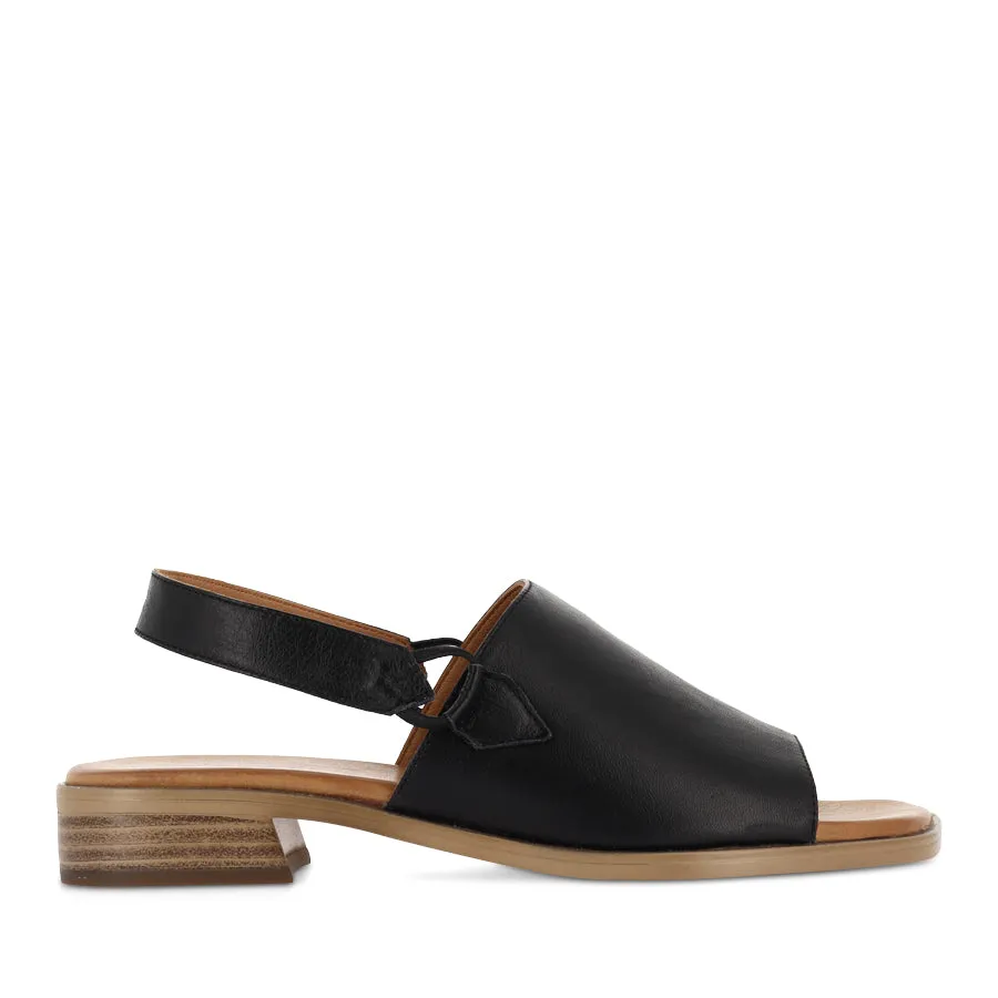 High-Comfort Fit LAUNCH - BLACK LEATHER