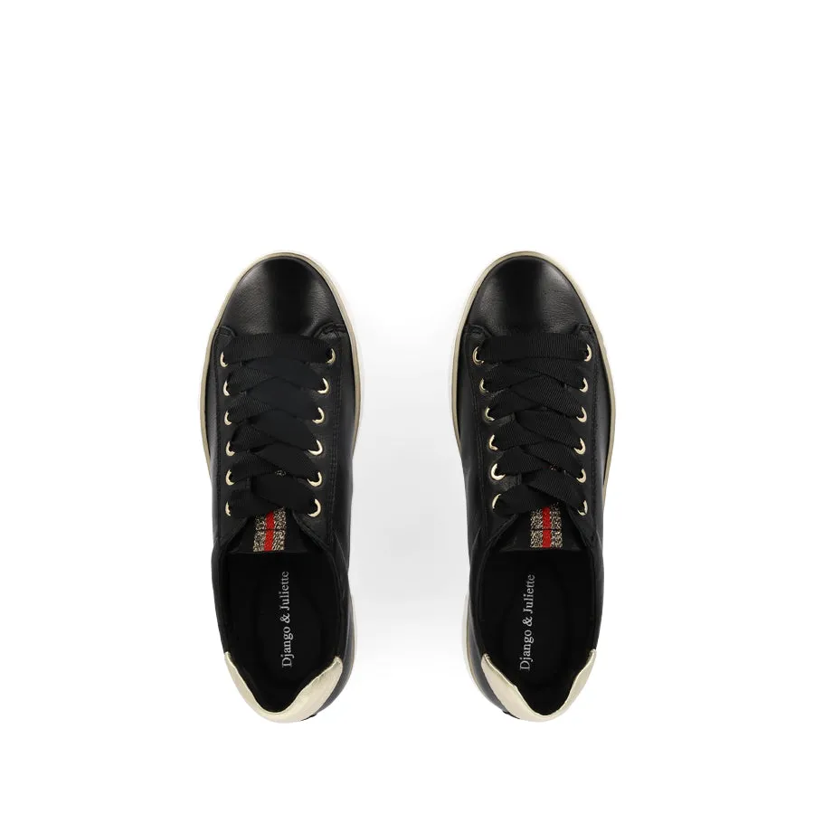 Abrasion Resistant Toe Cap Indoor Wear FINNI - BLACK WHITE MULTI
