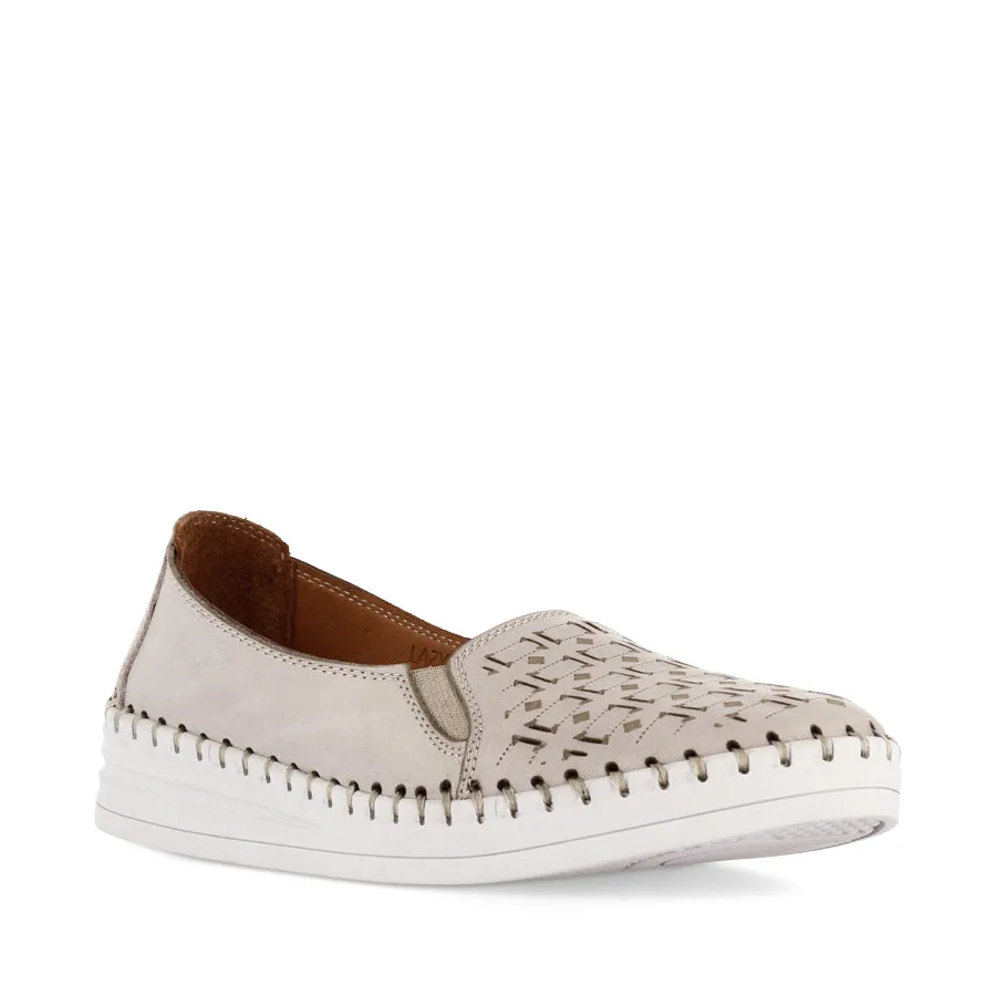 Hike Path Taste Glow LAZY - SILVER GREY LEATHER