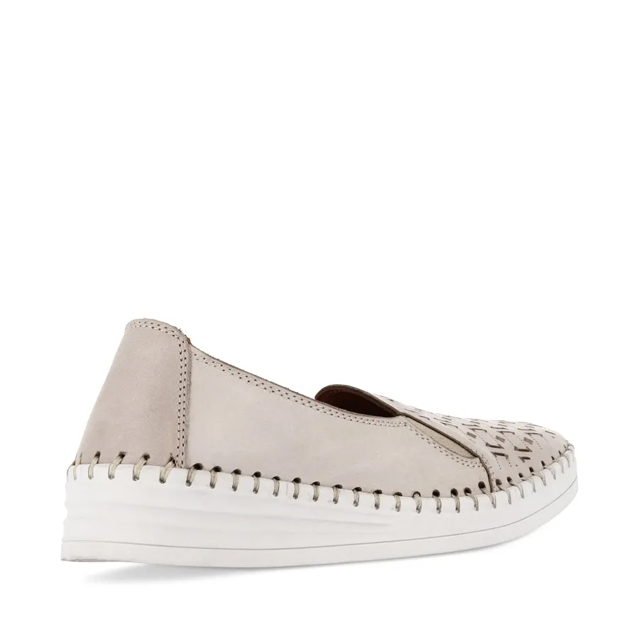 LAZY - SILVER GREY LEATHER Everyday Shoes