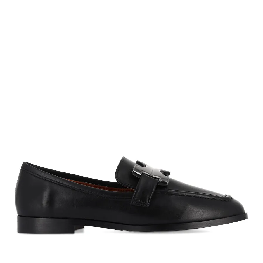 premium design Relaxed Walking Comfort LEAH - BLACK LEATHER