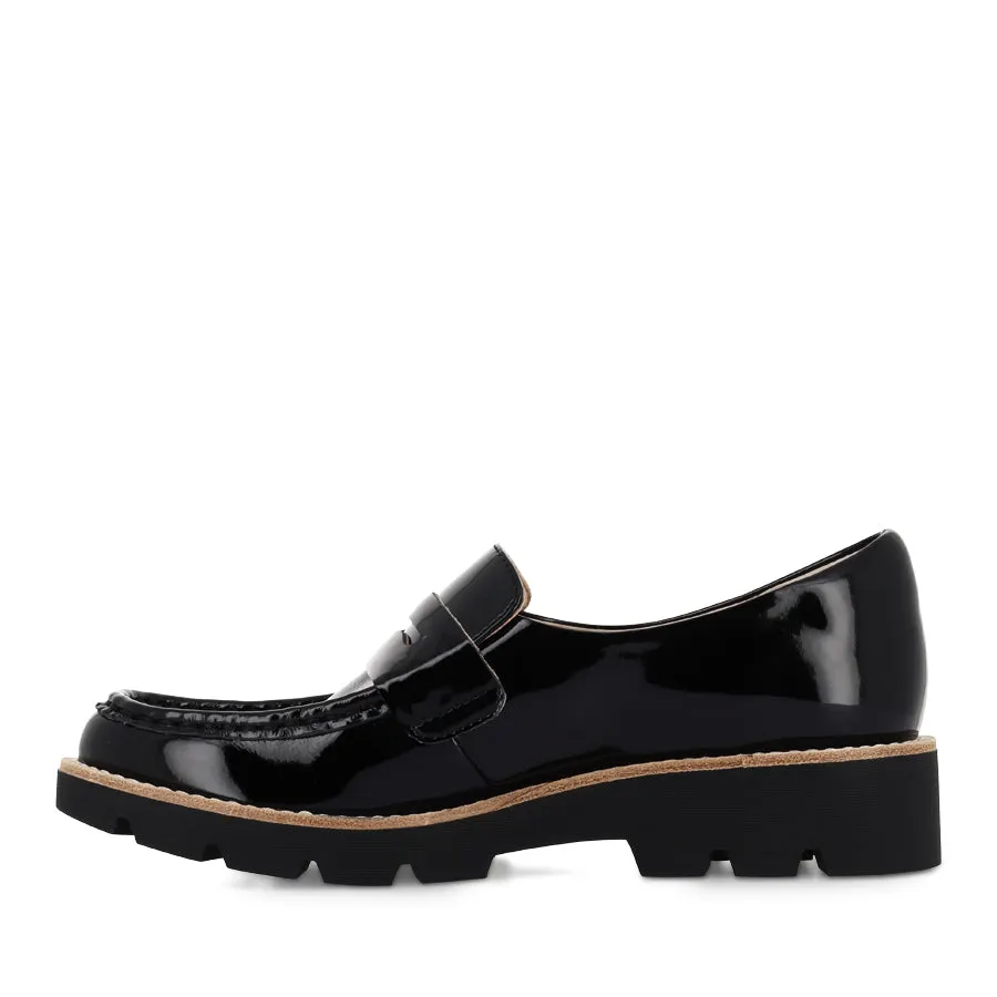 DORTE - BLACK PATENT LEATHER Light Weight Fashion Mood