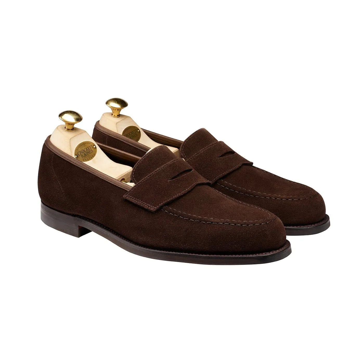 Breathable Style Harvard 2 Dark Brown Suede