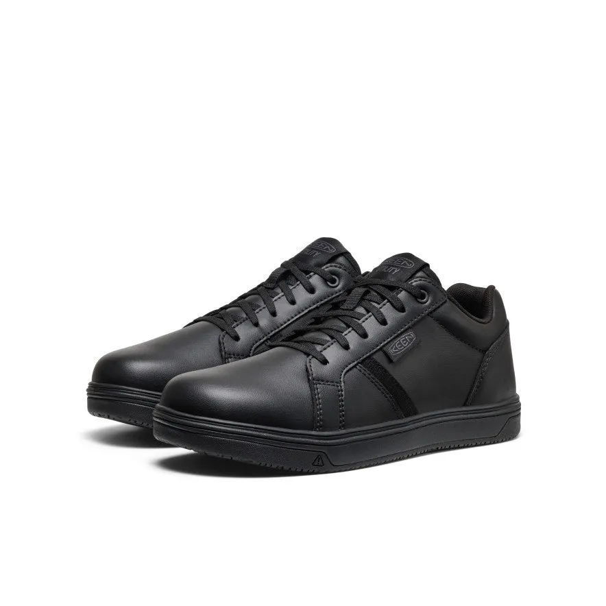 Wind - resistant Sturdy materials Men's Kenton WTX Work Shoe (Soft Toe)  |  Black/Black