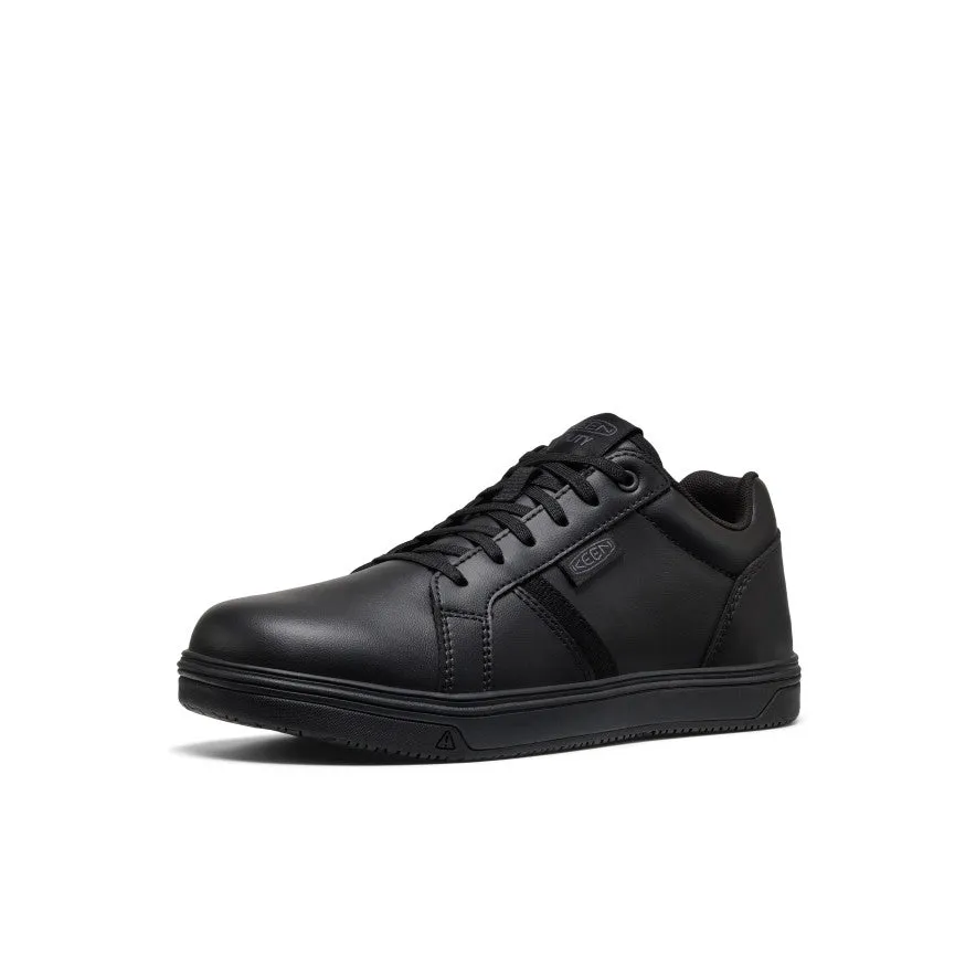 Unique cushioning Men's Kenton WTX Work Shoe (Soft Toe)  |  Black/Black