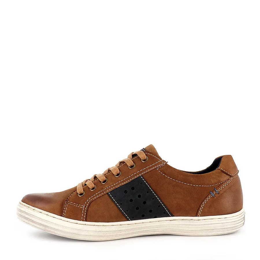 Step Cushion Responsive Use LENNOX - TAN/NAVY LEATHER