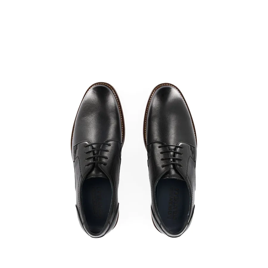 Cool Dash Practical All-day Shoes LEON - BLACK LEATHER