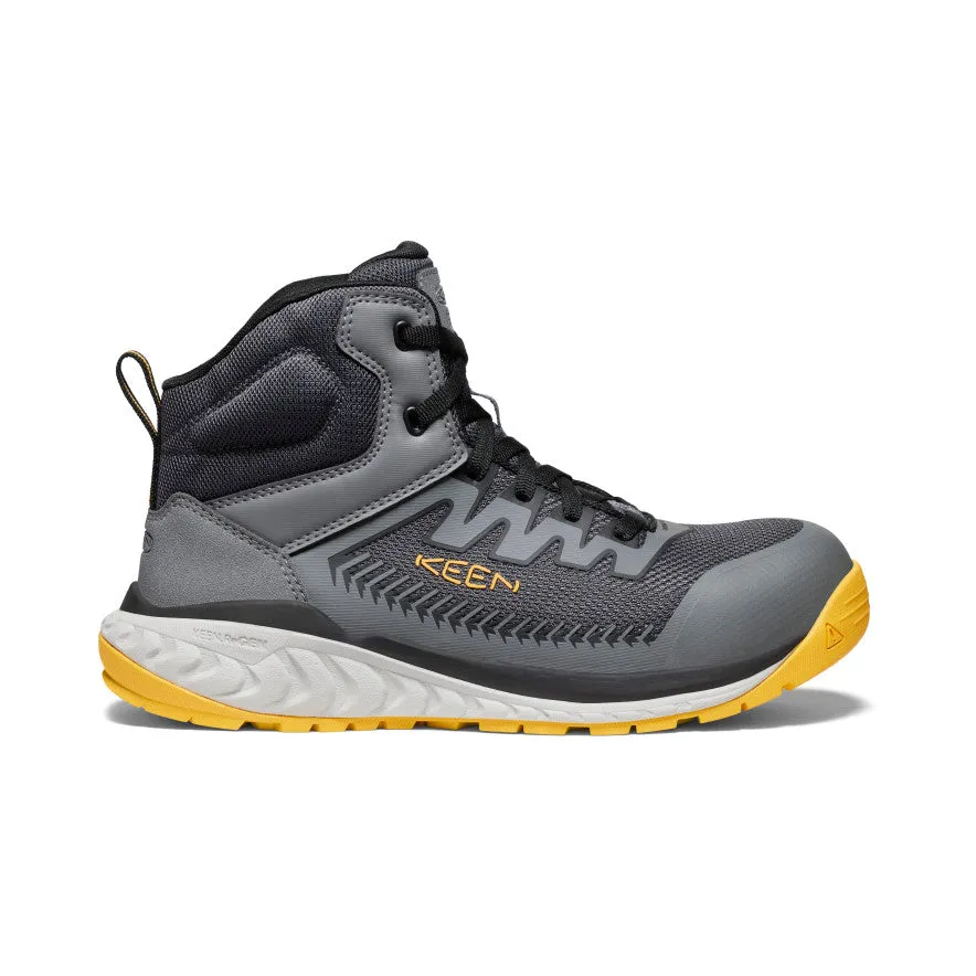 Men's Arvada Mid Work Sneaker (Carbon Toe)  |  Black/Keen Yellow Dynamic support vital