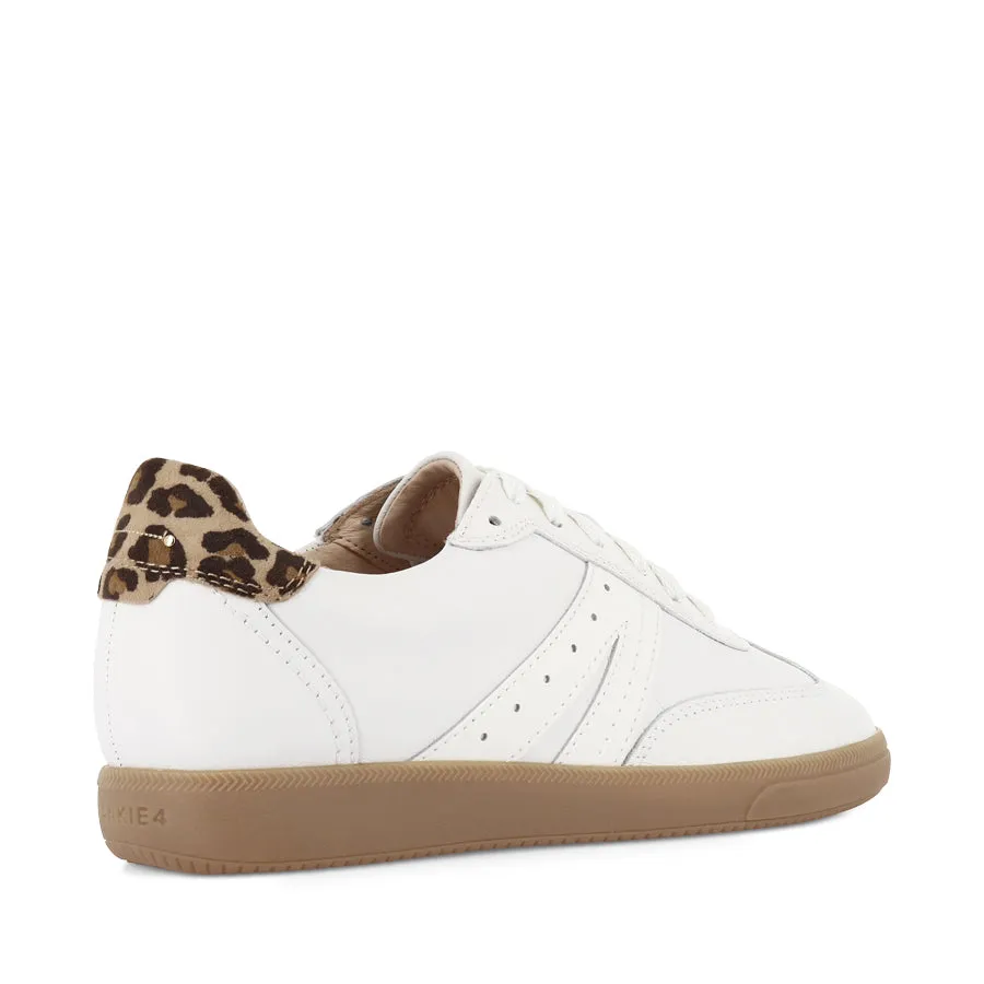 Tensile Heel Pull Tab Anti Odor LEVI - WHITE LEOPARD LEATHER