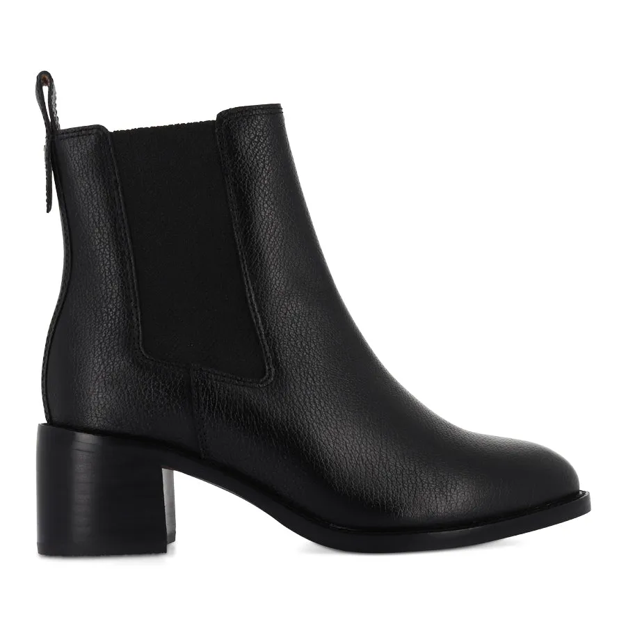 LIBERTY - BLACK TUMBLED LEATHER Shock Absorber Washable