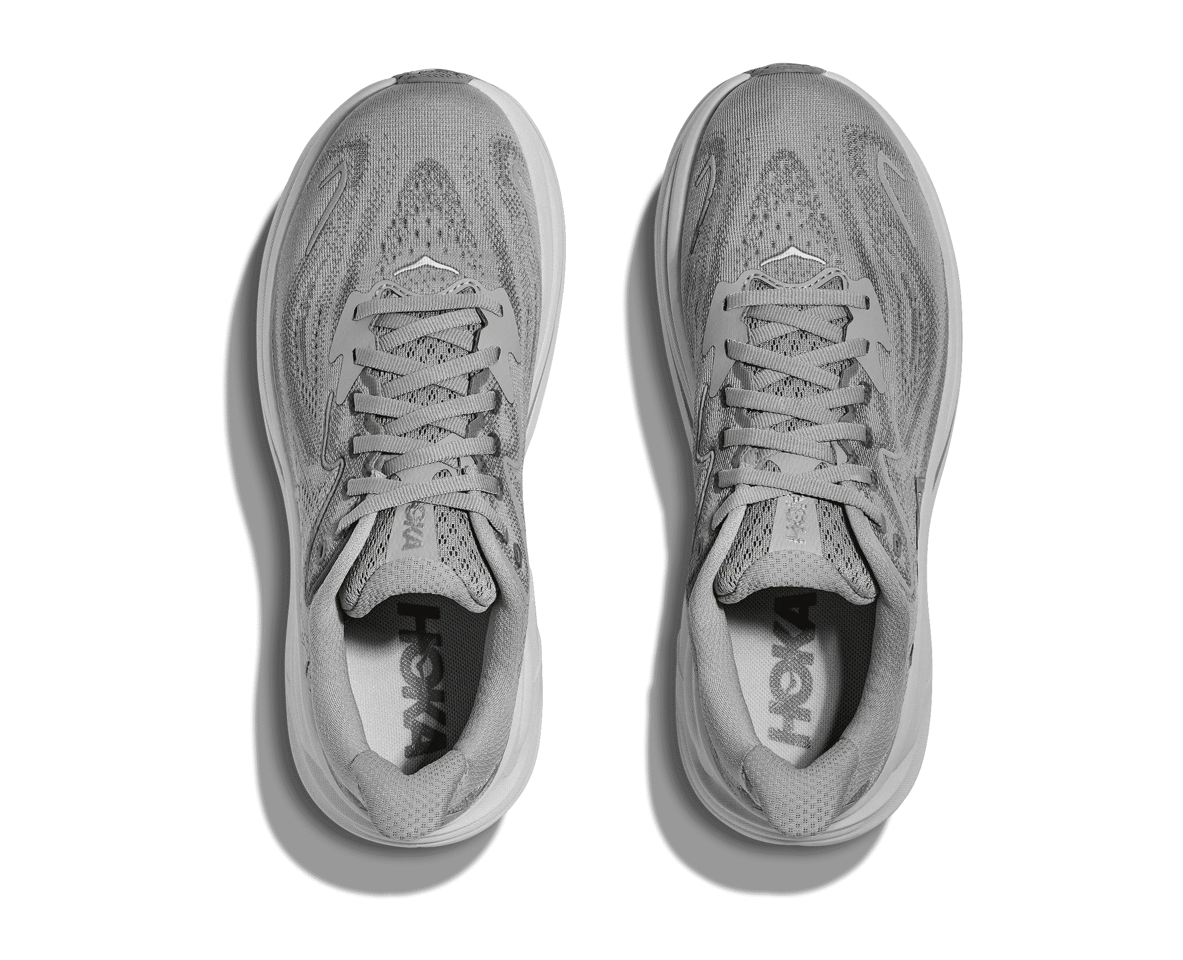 HOKA ONE ONE CLIFTON 10 - GREY MULTI Zip Fast Stable