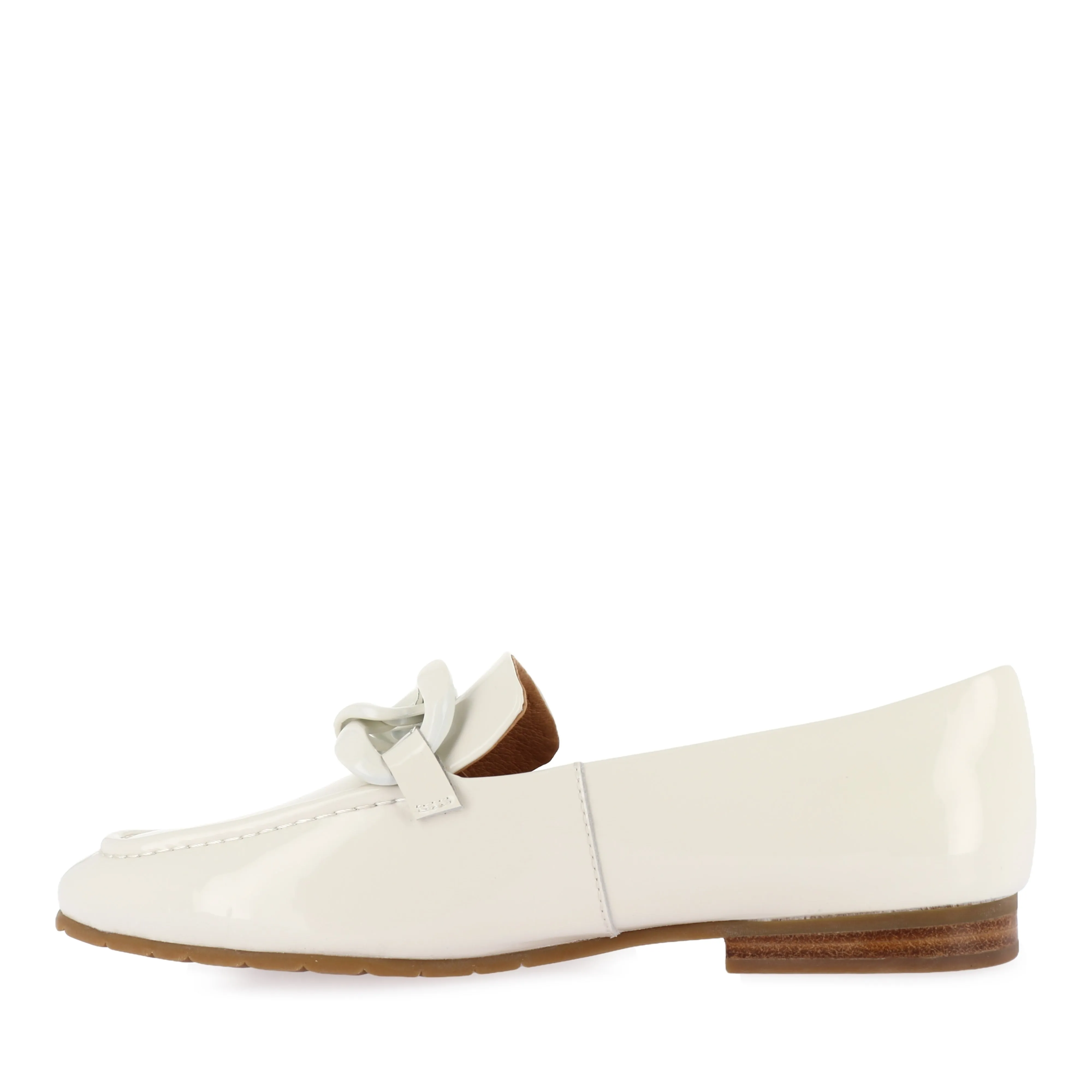 MELINEY - IVORY PATENT LEATHER Toe Steady Vacation Essential