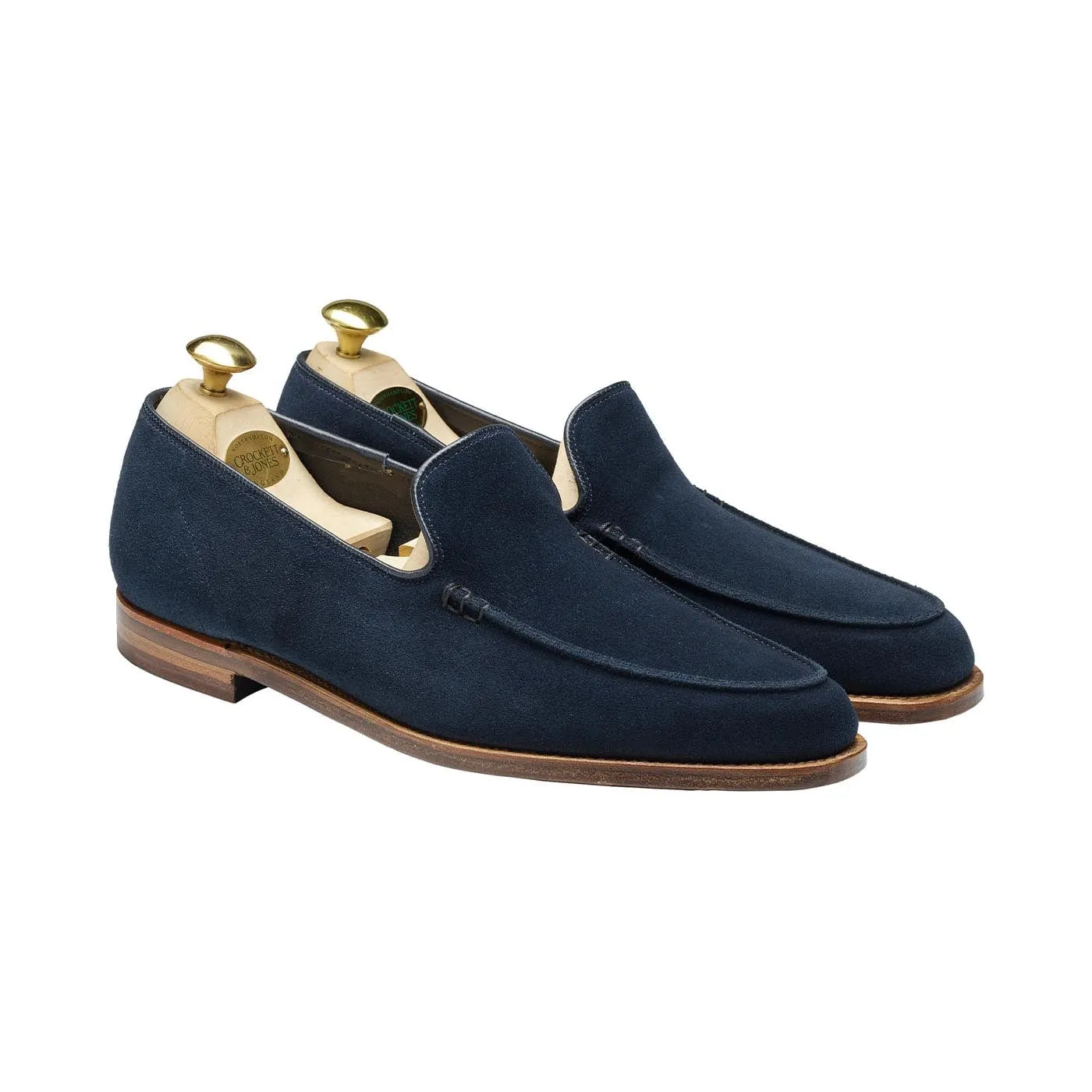 Salcombe Ocean Suede Premium Leather Shoes Clear Pace