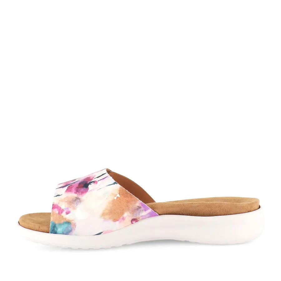 BARLAD XW - PANSY FLORAL LEATHER Chic Casual Footwear