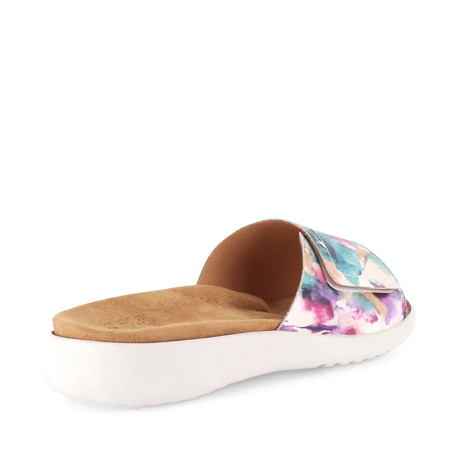BARLAD XW - PANSY FLORAL LEATHER Comfort Wrap