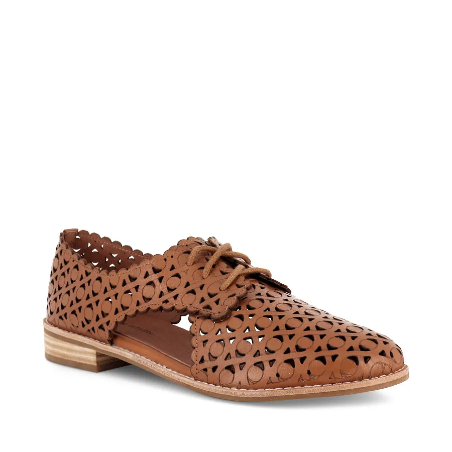 Strappy Modern Appeal ALBERTOS - TAN LEATHER