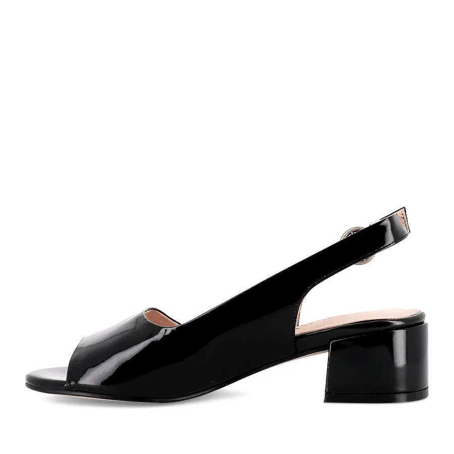 RAVEN - BLACK PATENT LEATHER Harbor Glow Foot-Friendly Shoes