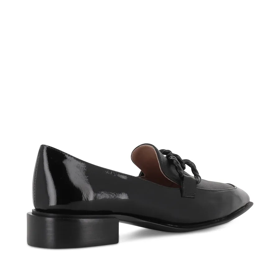 ELGIN - BLACK BLACK PATENT LEATHER Slip   On