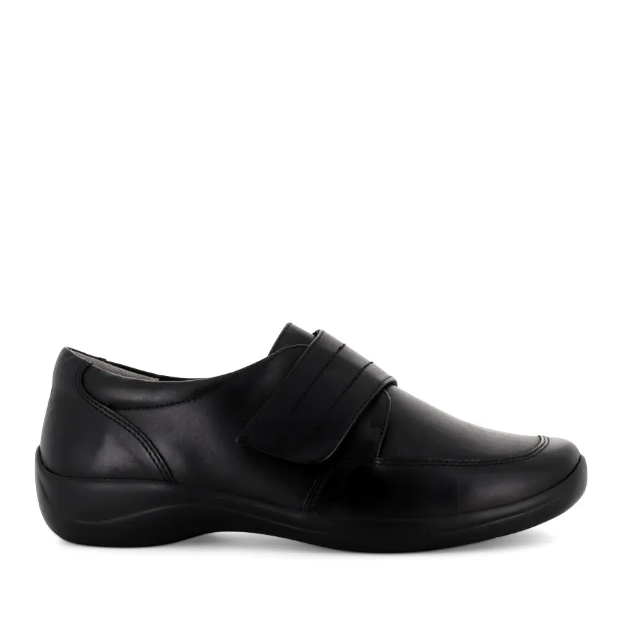 JULLIUS - BLACK LEATHER Travel Shoes