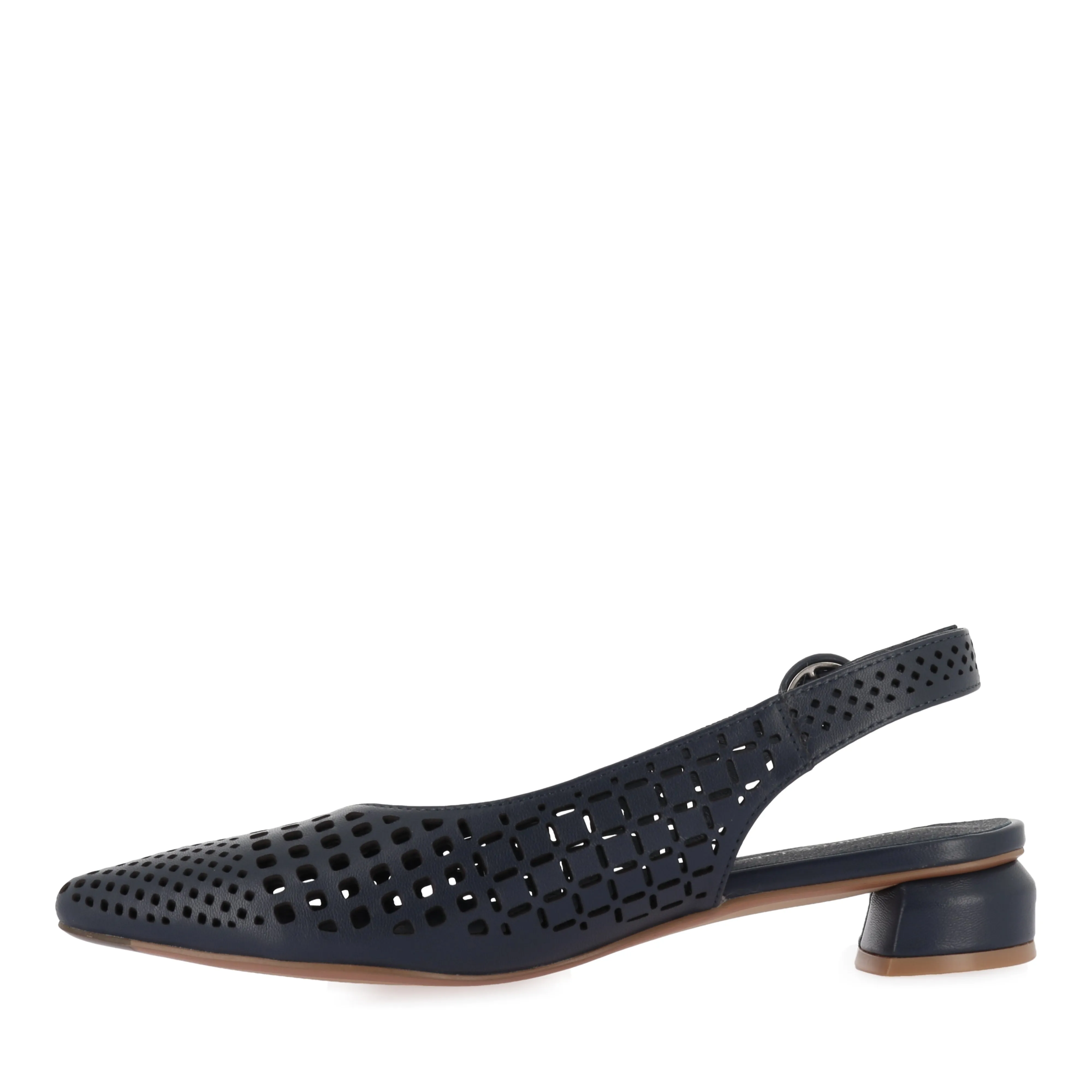 FABBI - NAVY LEATHER Leather Casual Comfort Shoes