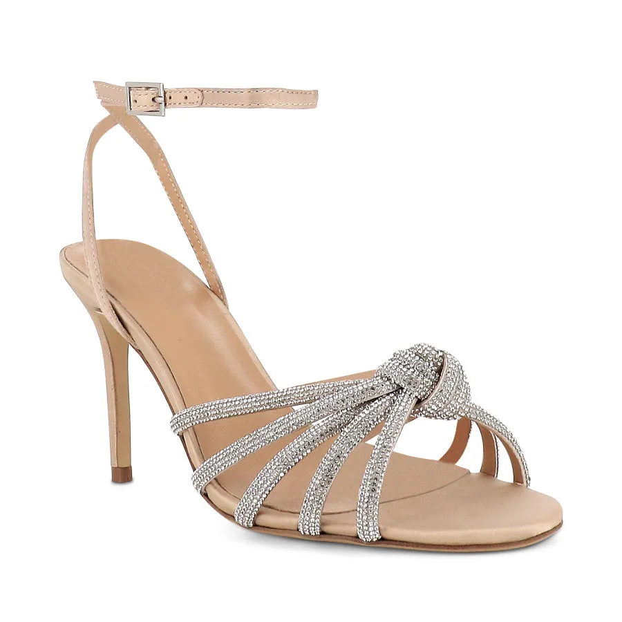 HELENA - NUDE SATIN Water Glow Casual Comfort Shoes