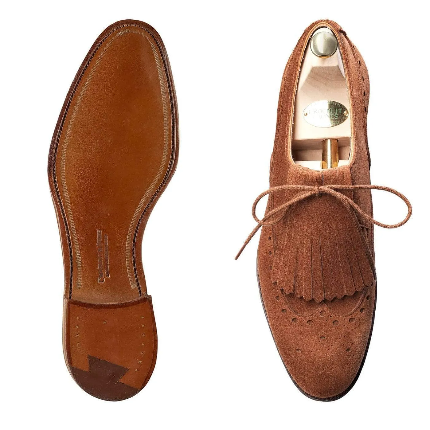 Effortless Smart Wear Jessica Polo Brown Calf Suede