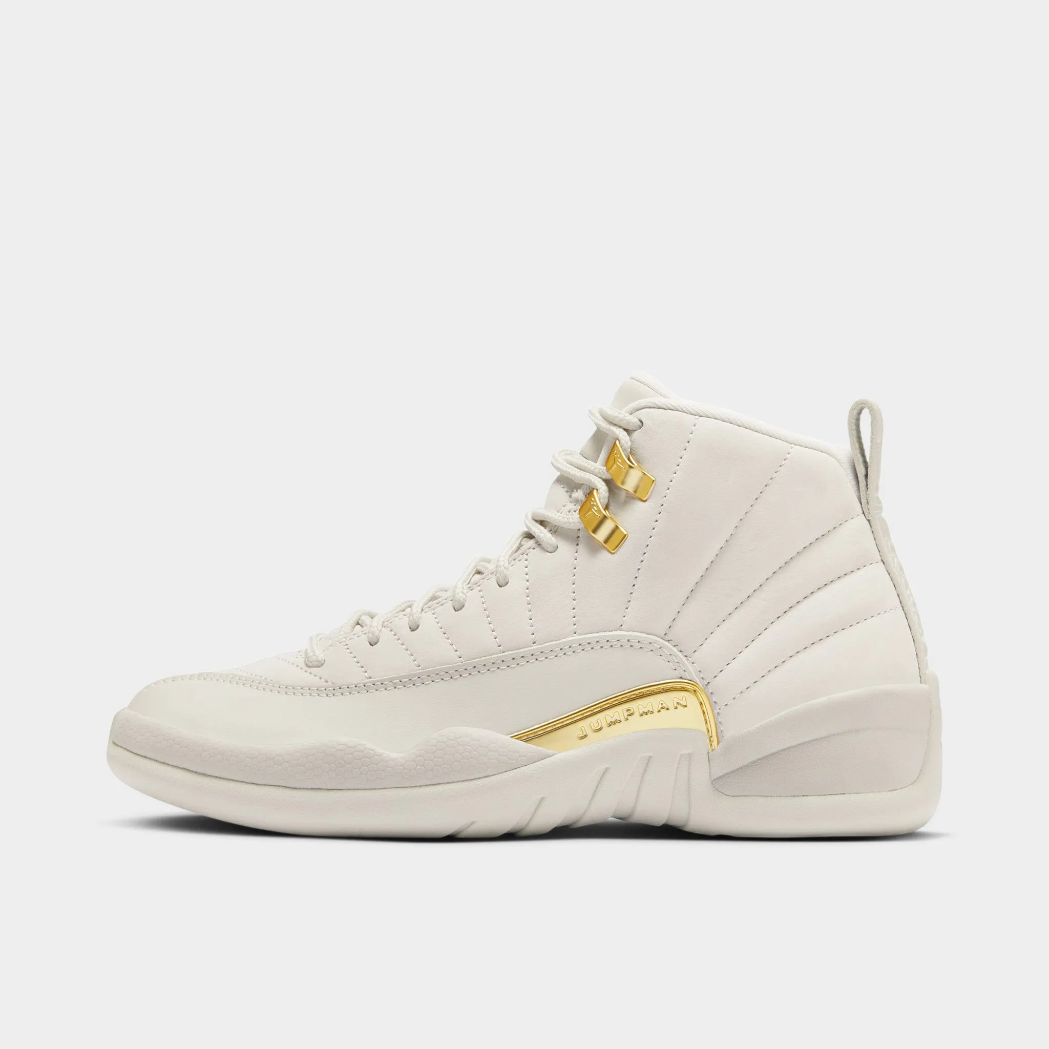 Rolling Motion Geometry Spirit Rise Jordan Women's 12 Retro Phantom / Metallic Gold - White