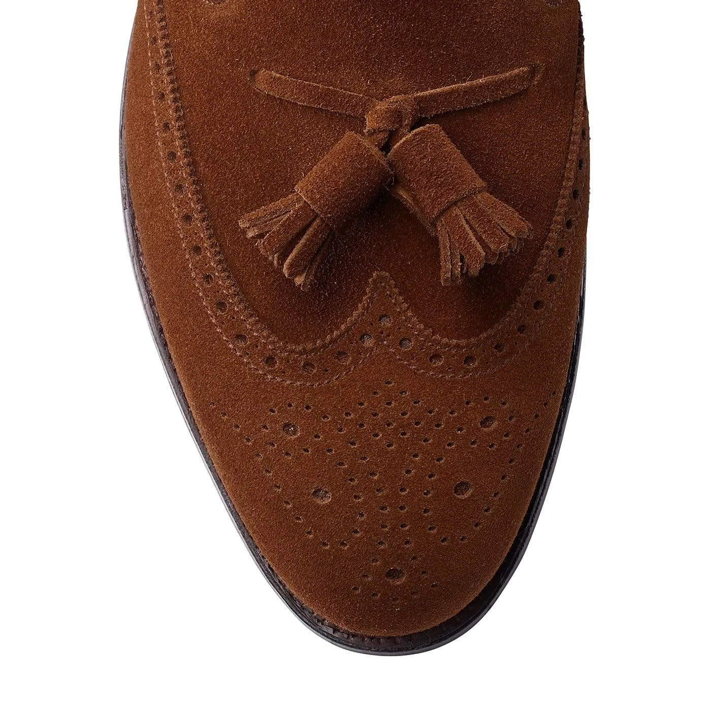 Smooth Finish Lichfield Tobacco Calf Suede