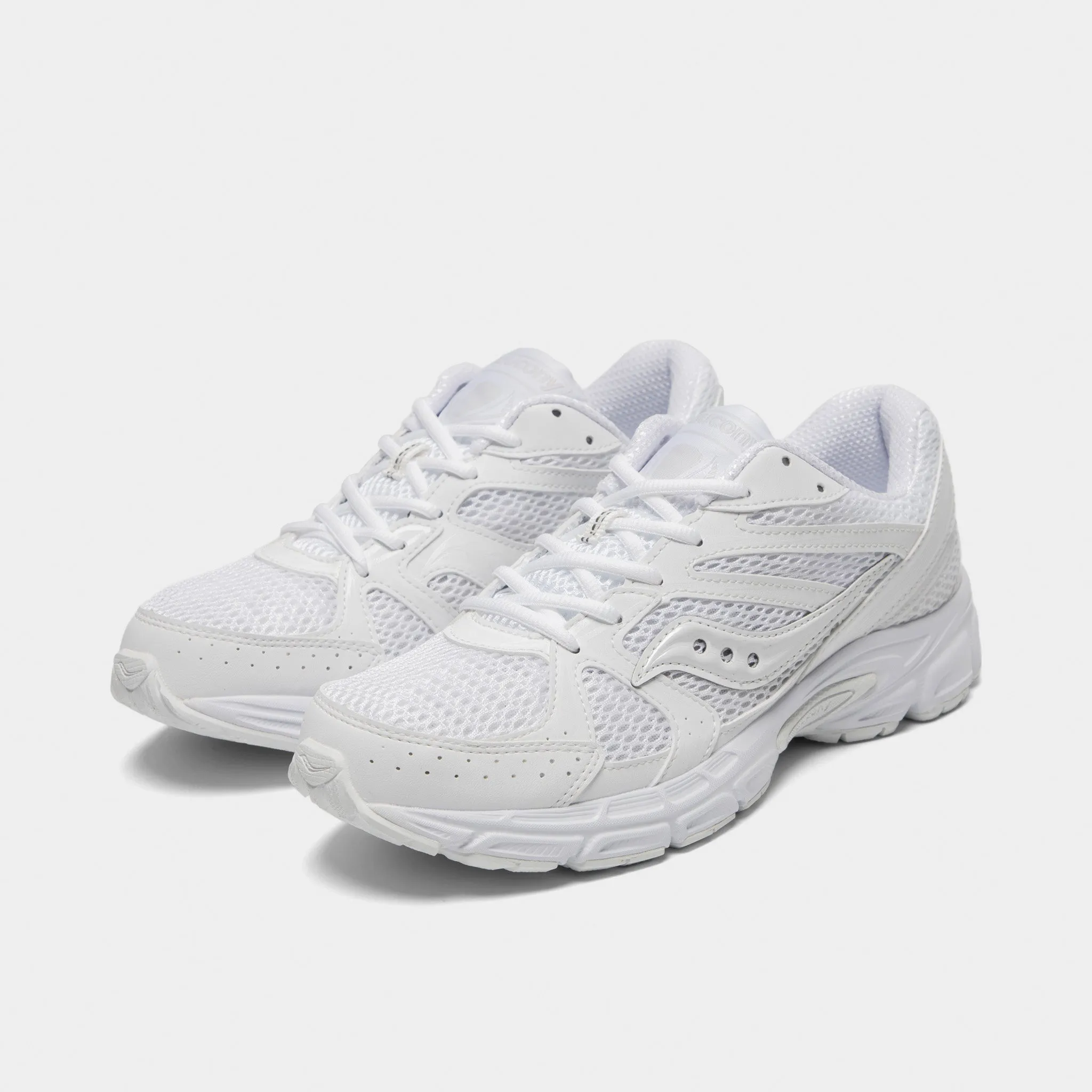 Stacked Heel WideFit Saucony Ride Millennium White / Gold
