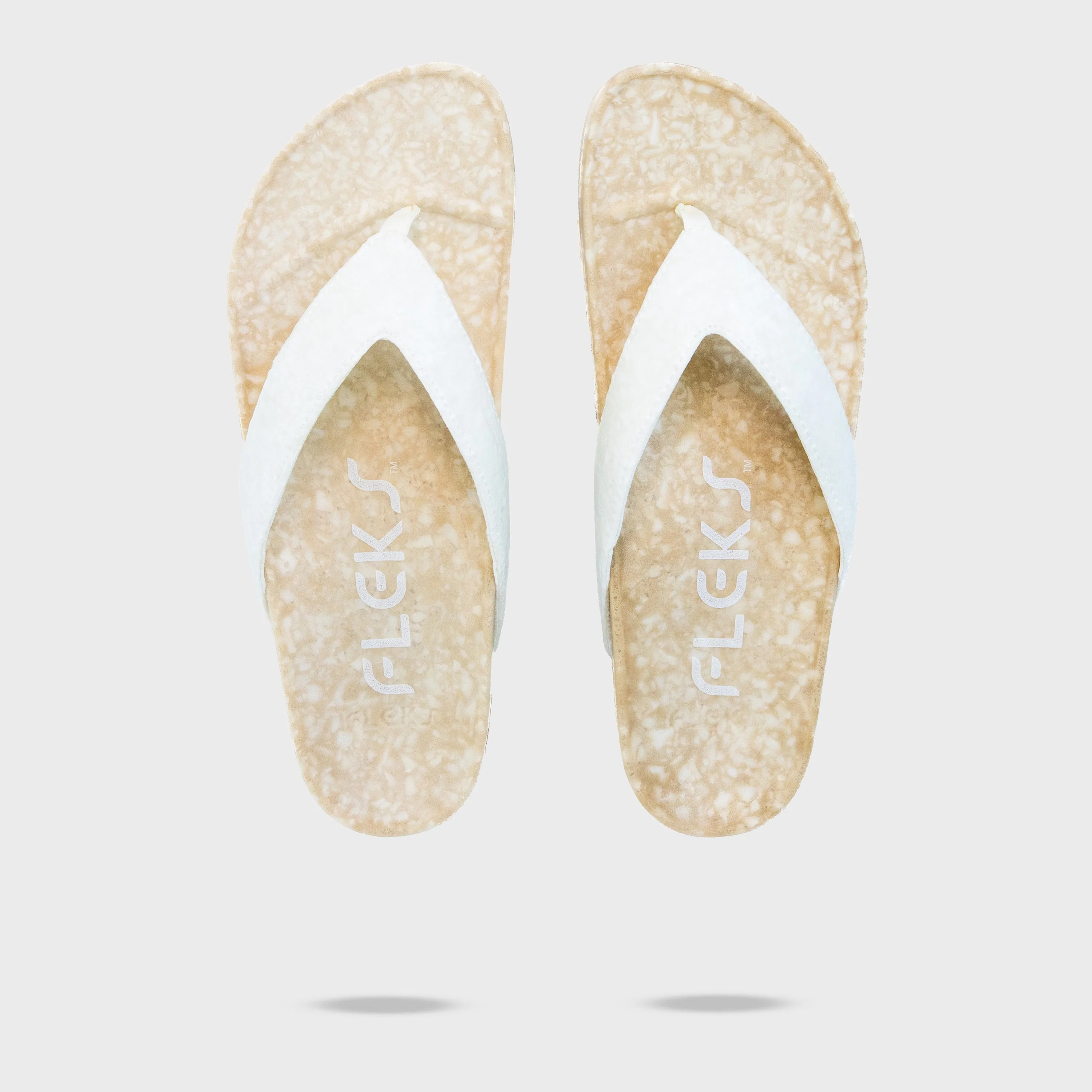 FLEKS THE WEST BEACH FLIP FLOP - OATMEAL Runway Glow Fast Go