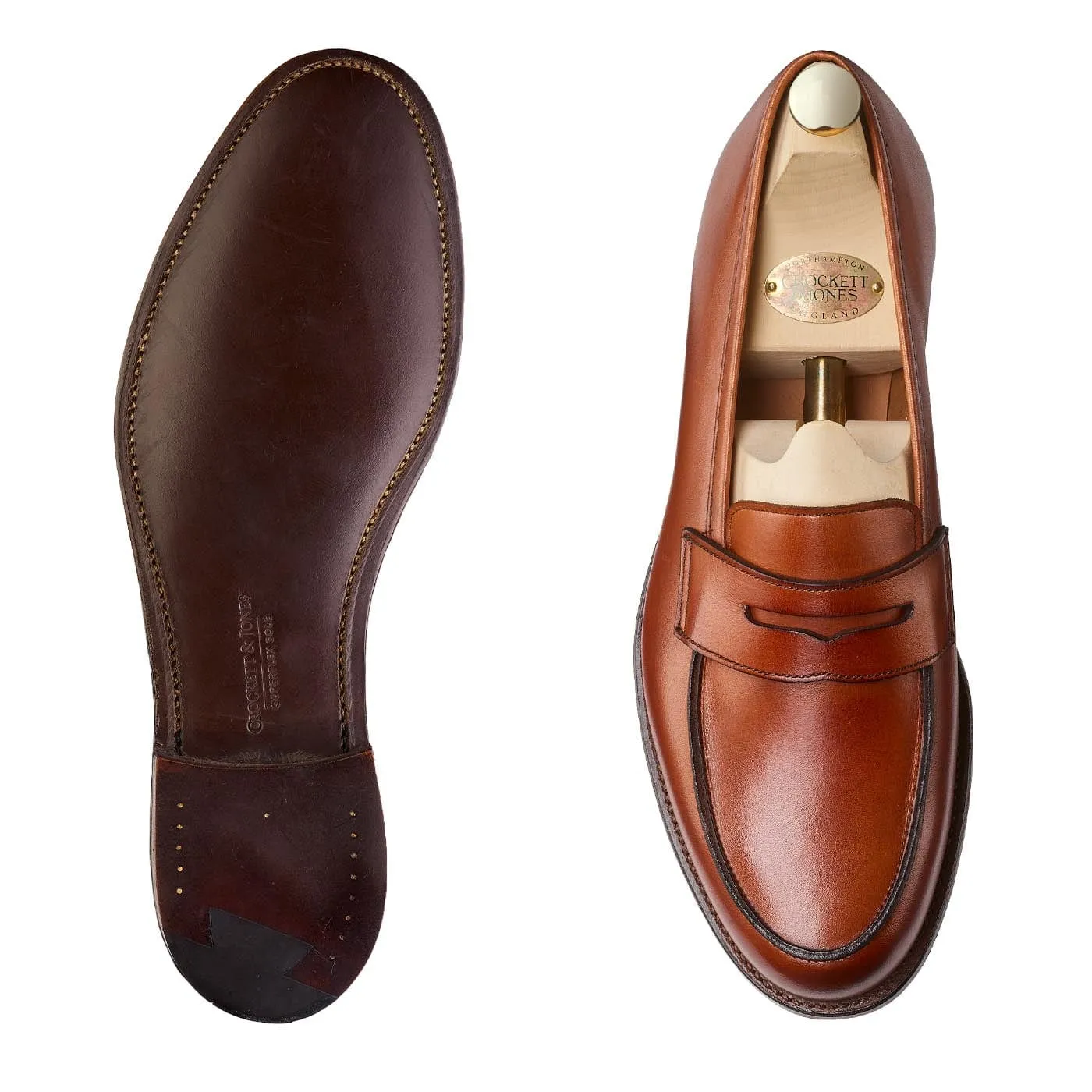 Elise Chestnut Burnished Calf Light Pace Forest Lane