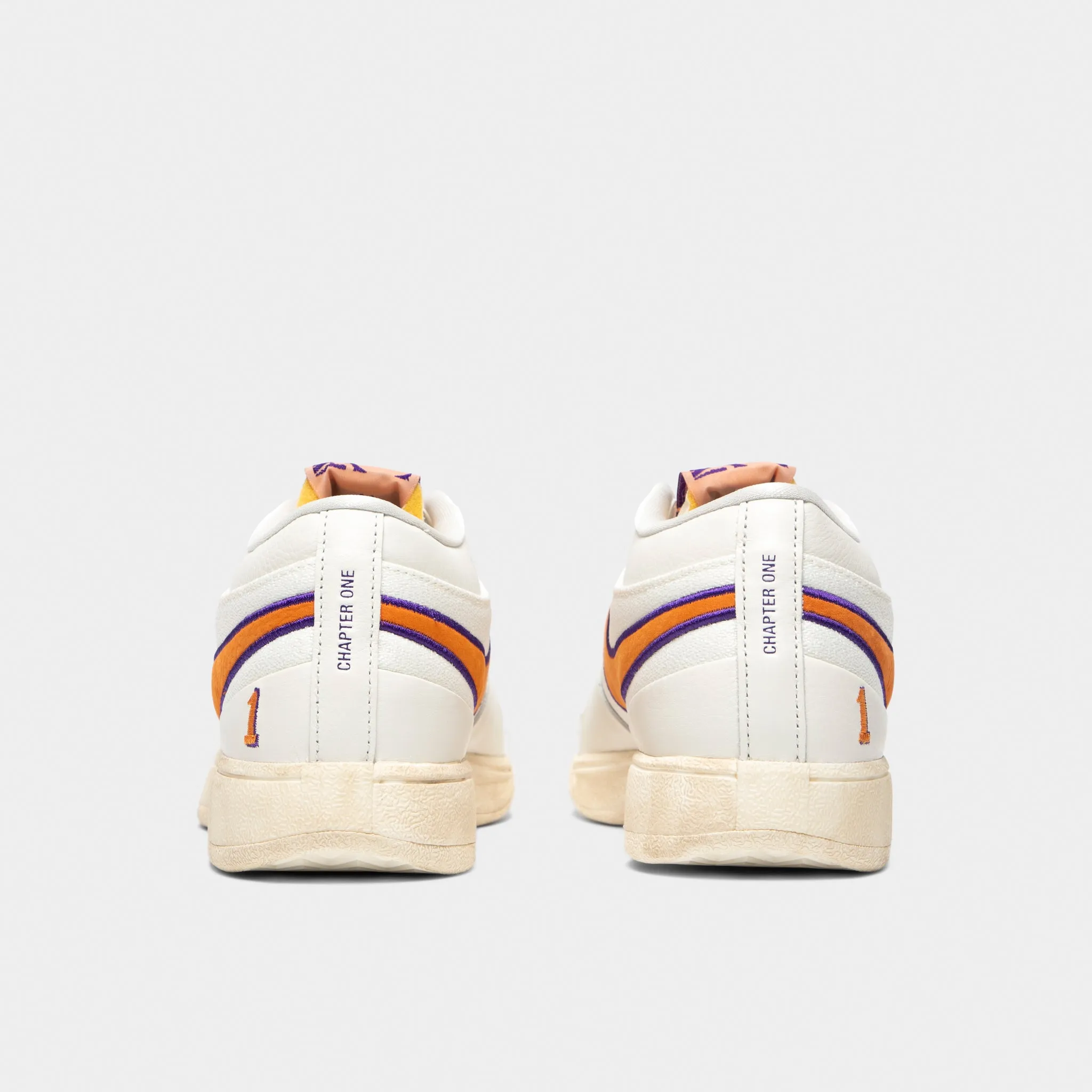 Nike Book 1 Sail / Clay Orange - Court Purple Impact Resistant Foam Neutral Foot Alignment