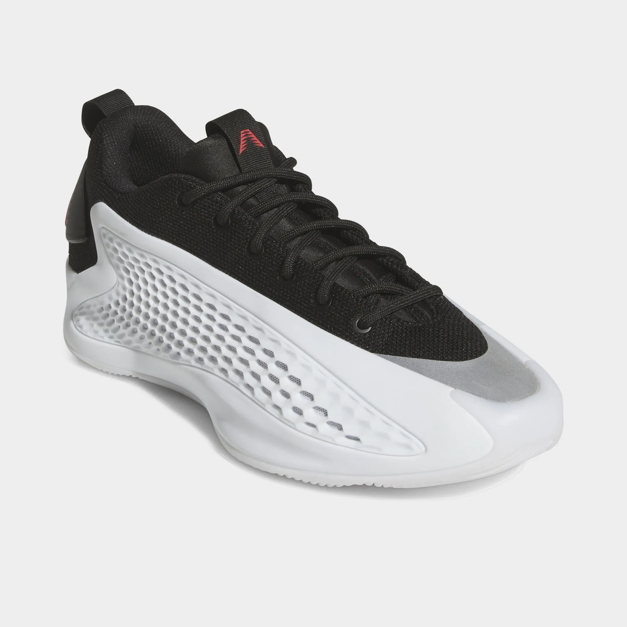 adidas Anthony Edwards 1 Low White / Black - Red Compressive Response
