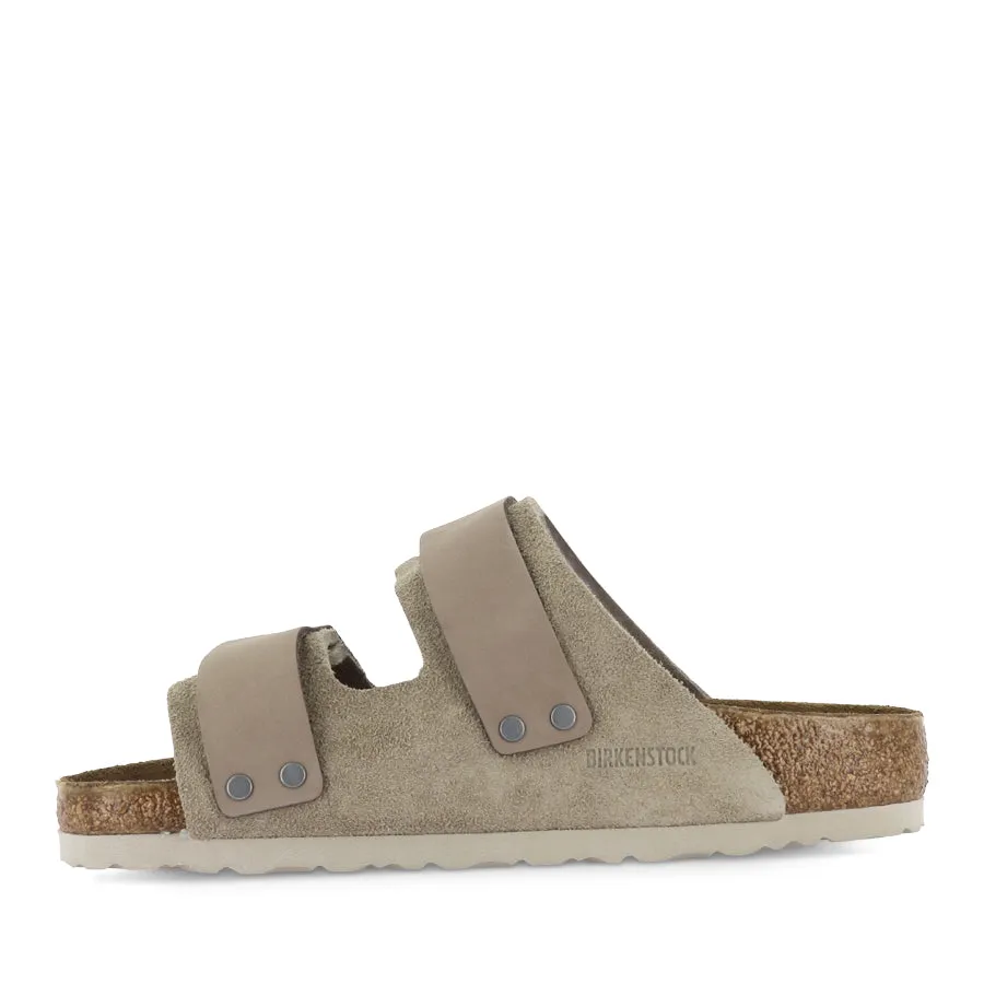 UJI - TAUPE SUEDE/NUBUCK LEATHER Quick Slip On