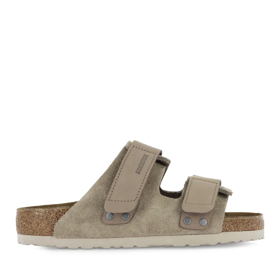 Smooth Soles Relaxation Sandals UJI - TAUPE SUEDE/NUBUCK LEATHER