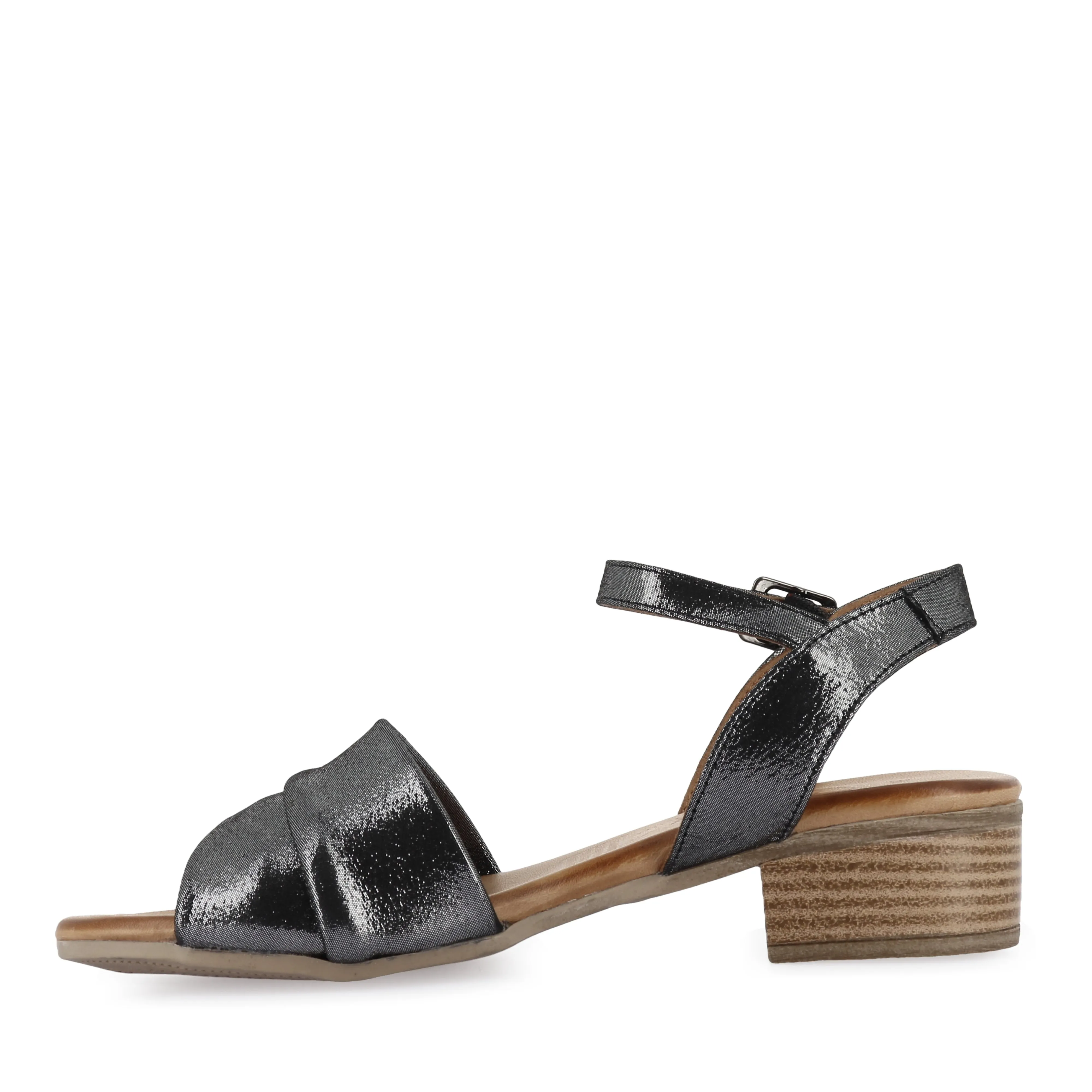 City Stroll urban scene YENICE - BLACK SHIMMER LEATHER