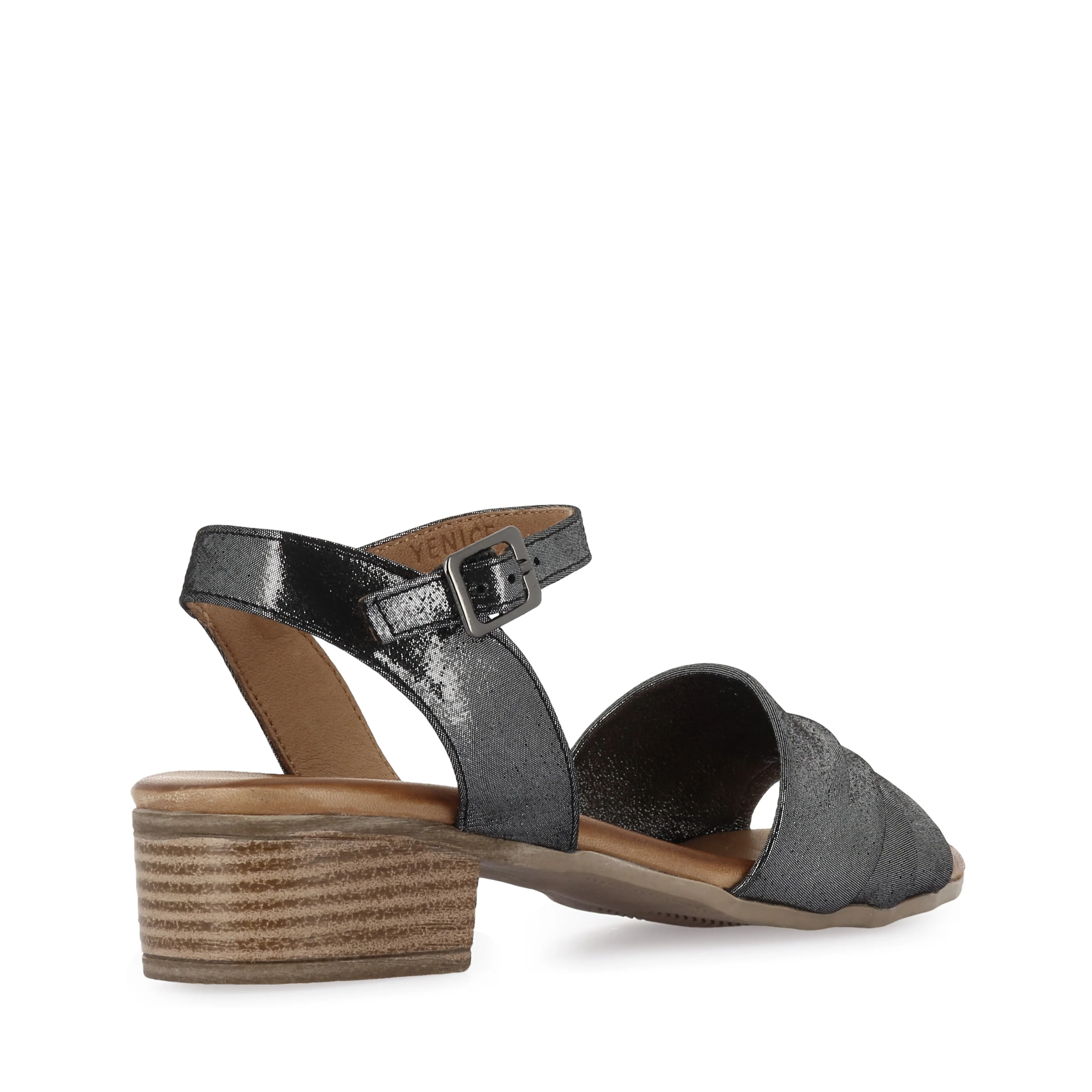 YENICE - BLACK SHIMMER LEATHER Lightweight Shoes