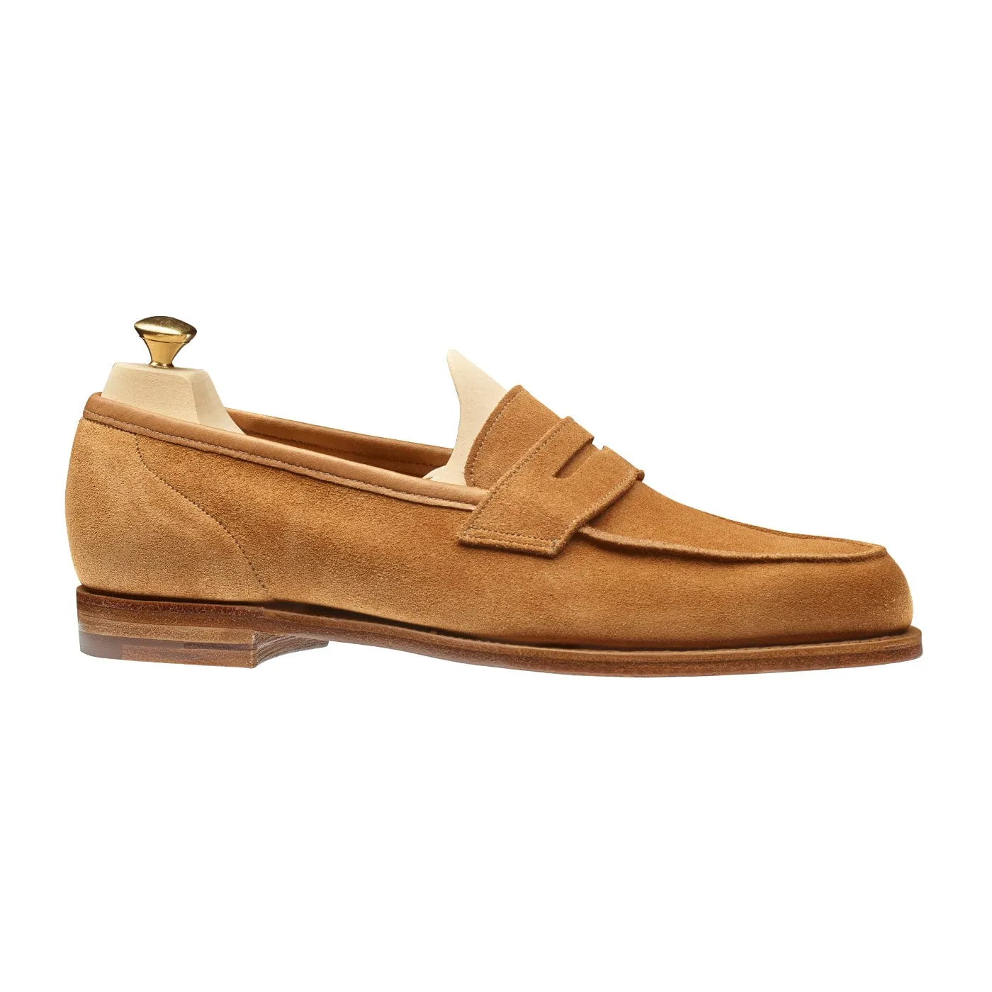 Book Corner Lilou Tan Calf Suede