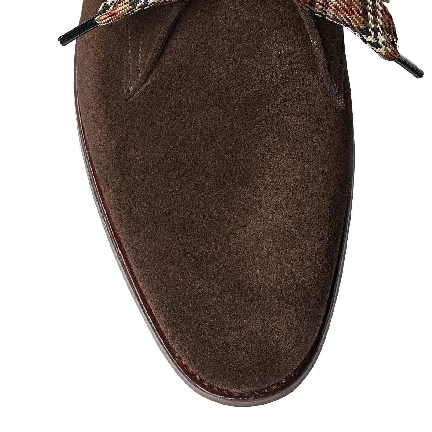Lisa Dark Brown Suede Durable City Style