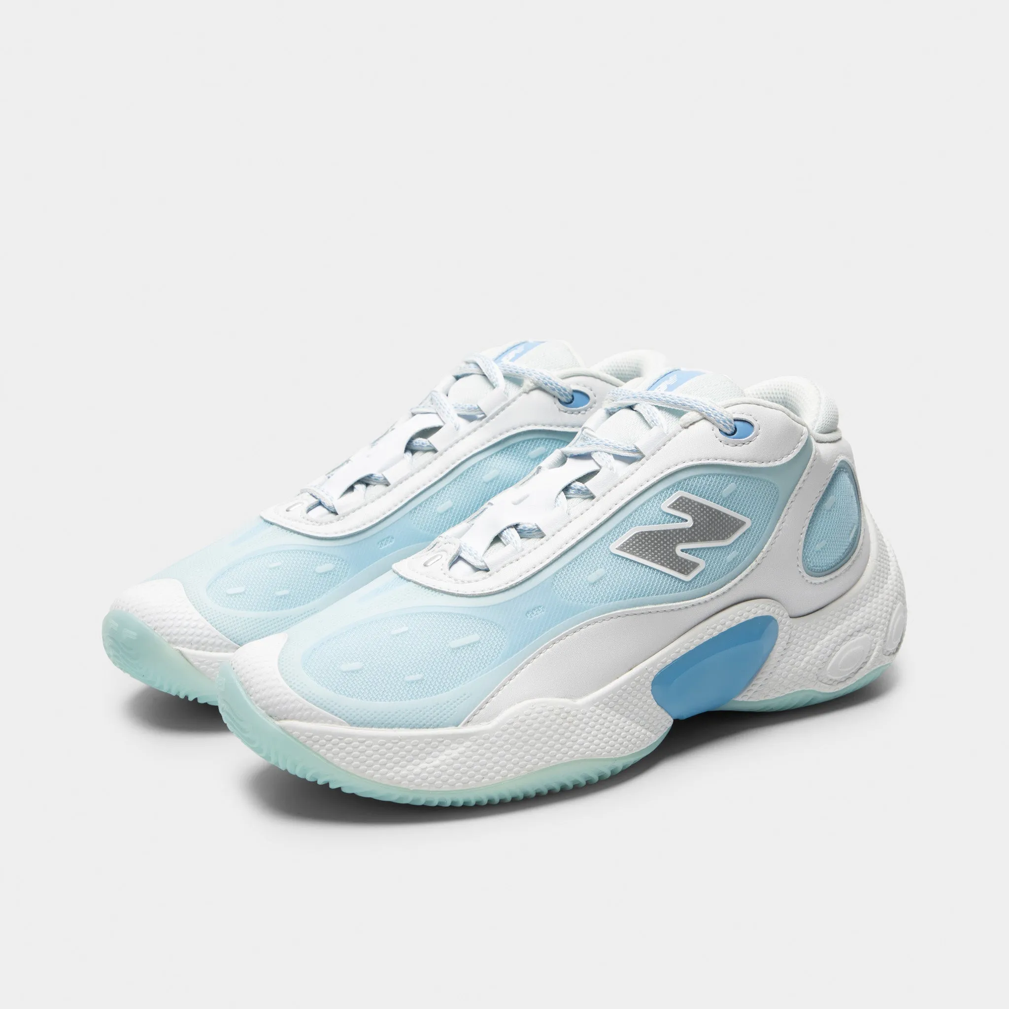 New Balance Fresh Foam White / Electric Sky Anatomical Arch Support