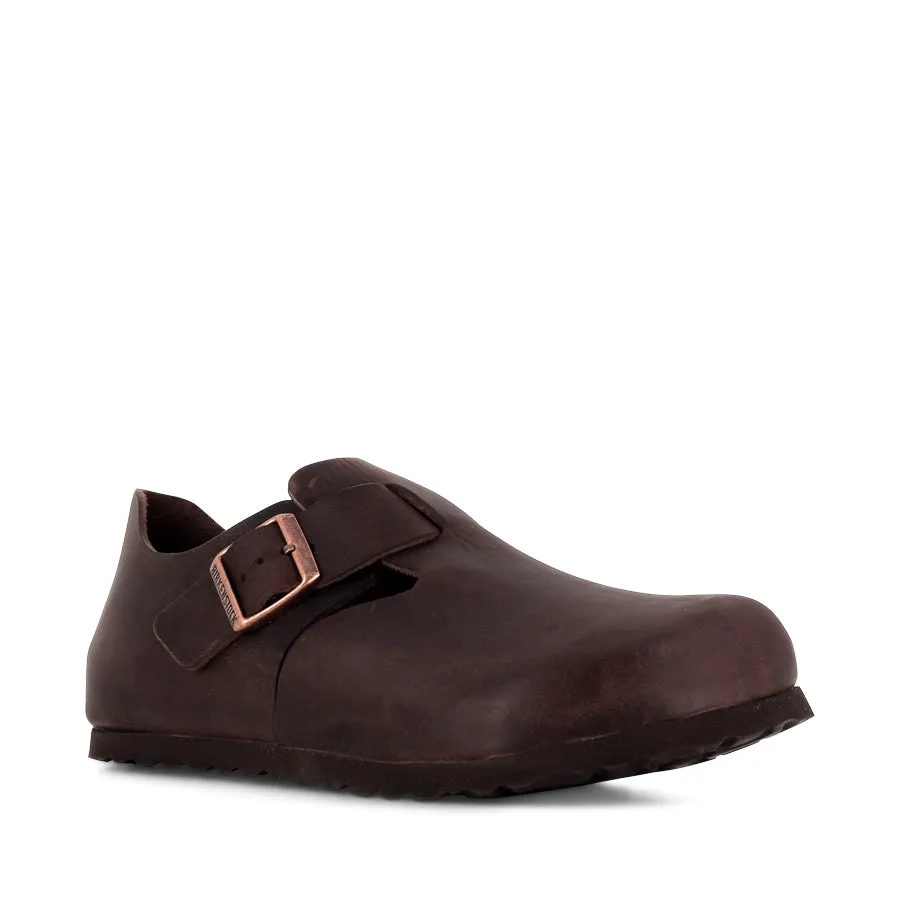 LONDON NARROW - HABANA OILED LEATHER Adaptable Fit mesh ventilation