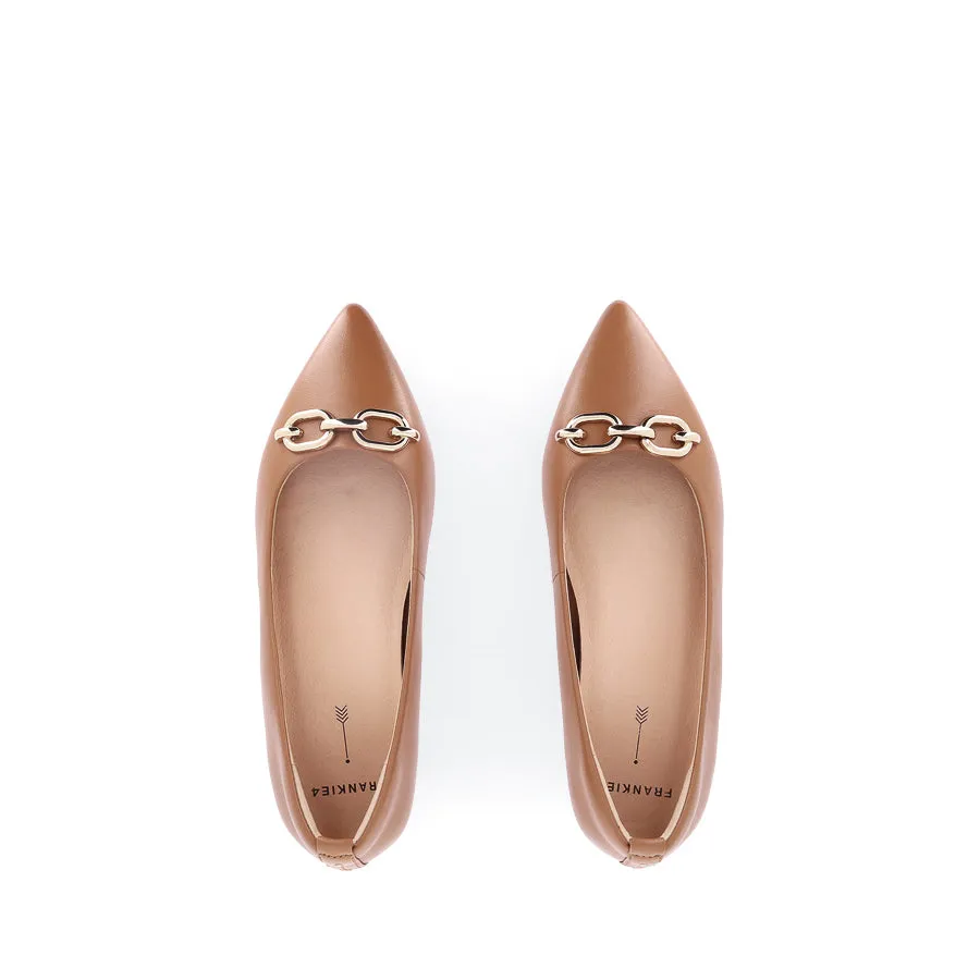 LONDON - TAN LEATHER Tread Pattern